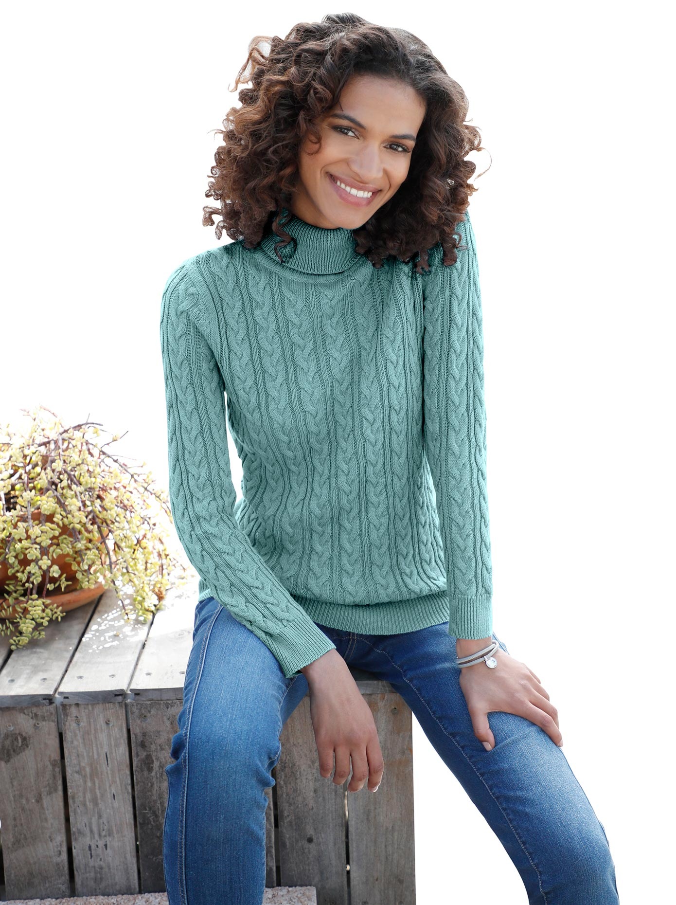 Zopfmuster Pullover Fur Damen Online Bestellen Baur