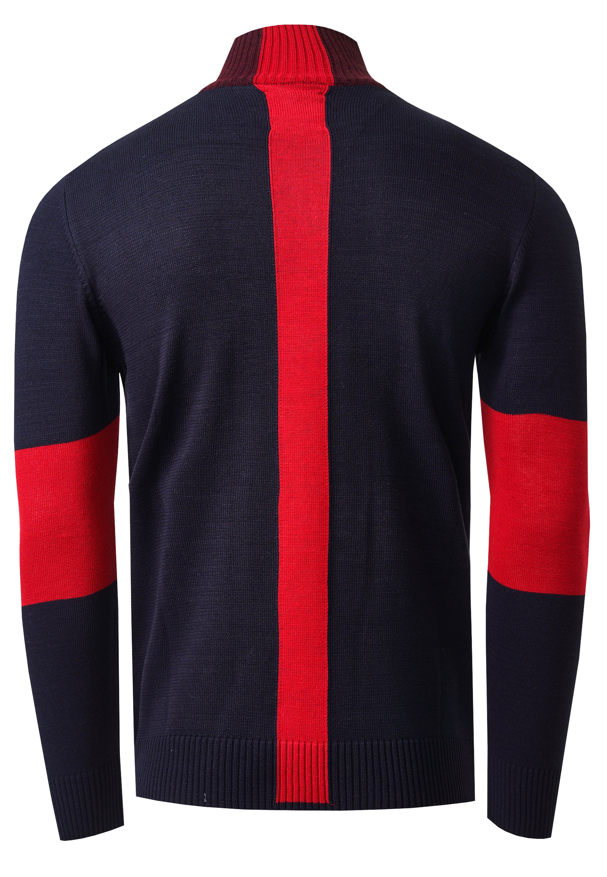Rusty Neal Strickpullover, mit bequemen Half-Zip