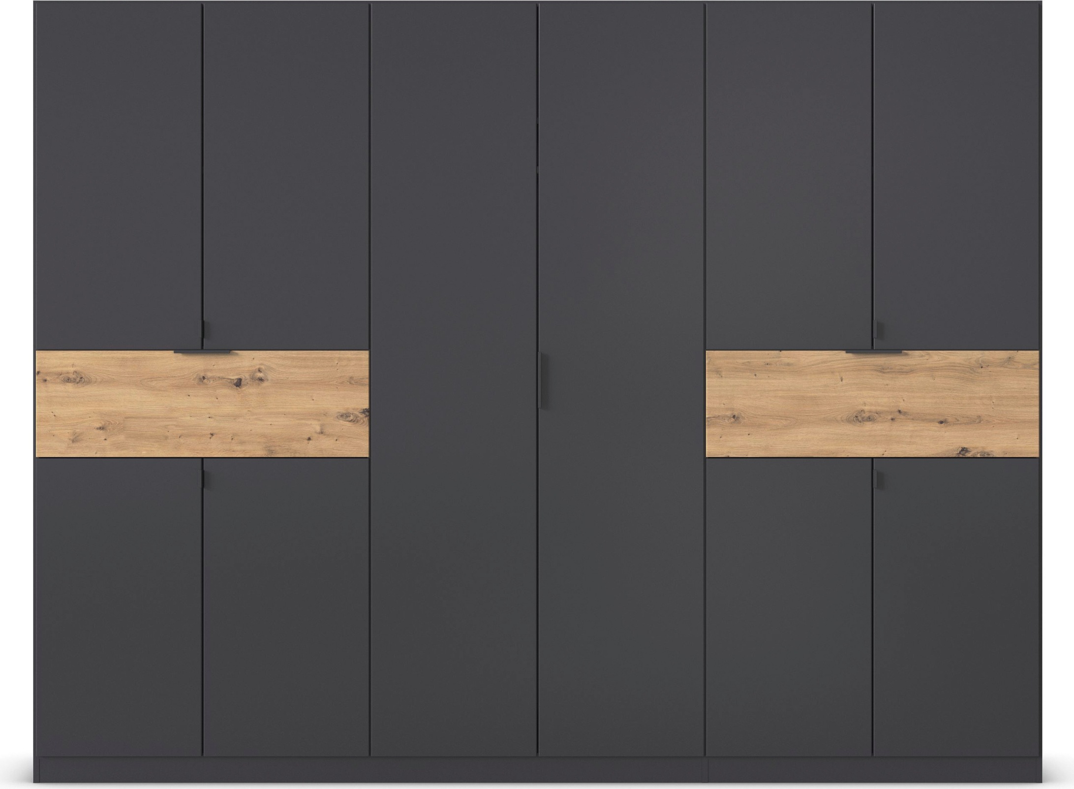 rauch Drehtürenschrank »Kleiderschrank Schrank Garderobe Wäscheschrank TICAO«, (Schubladen in der Höhe variabel positionierbar), mit 2 geräumigen Schubladen, viel Stauraum MADE IN GERMANY