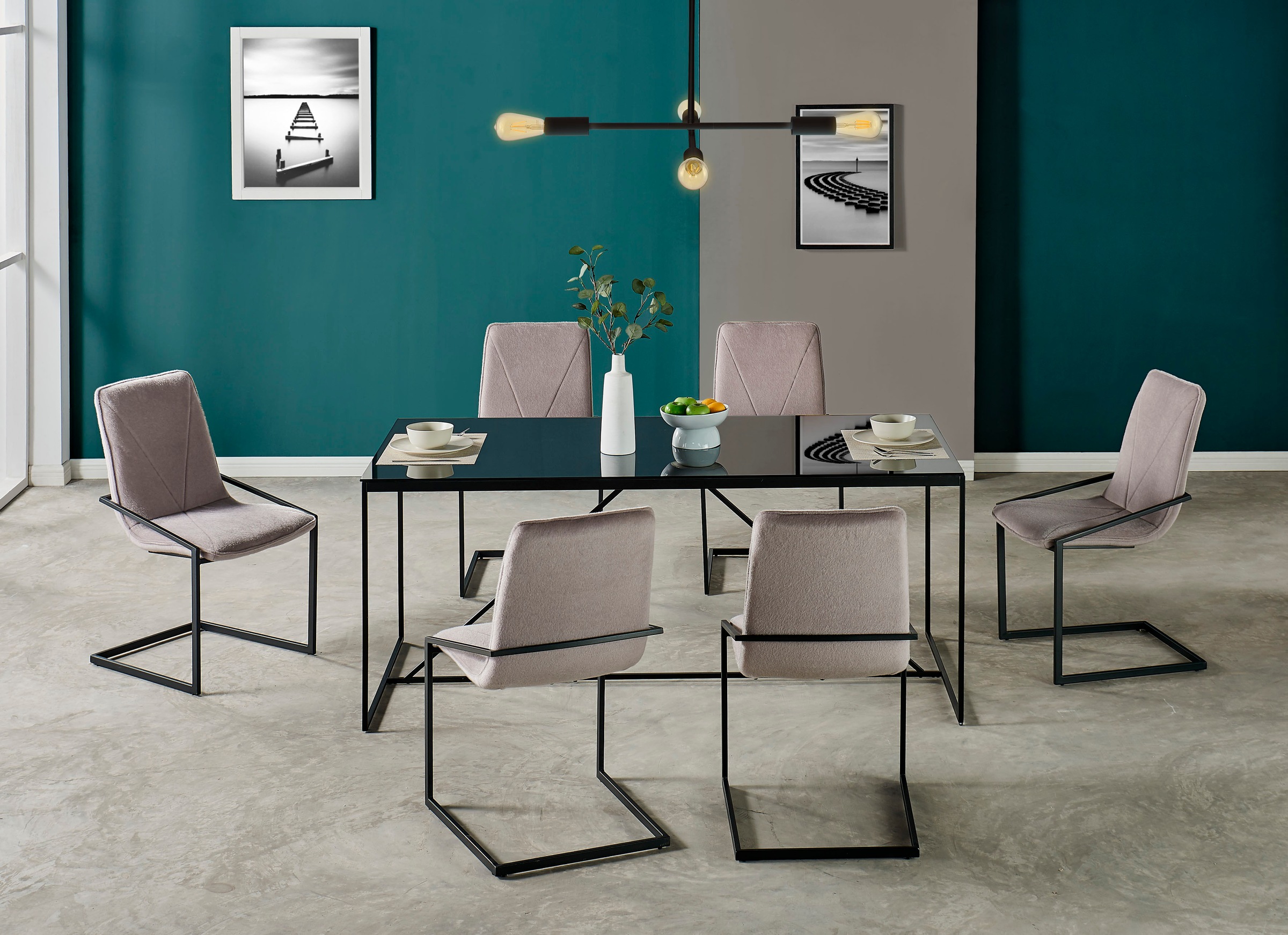 INOSIGN Freischwinger "Vitus" (Set) 2 Stk. Samtvelours aus schönem weichen günstig online kaufen