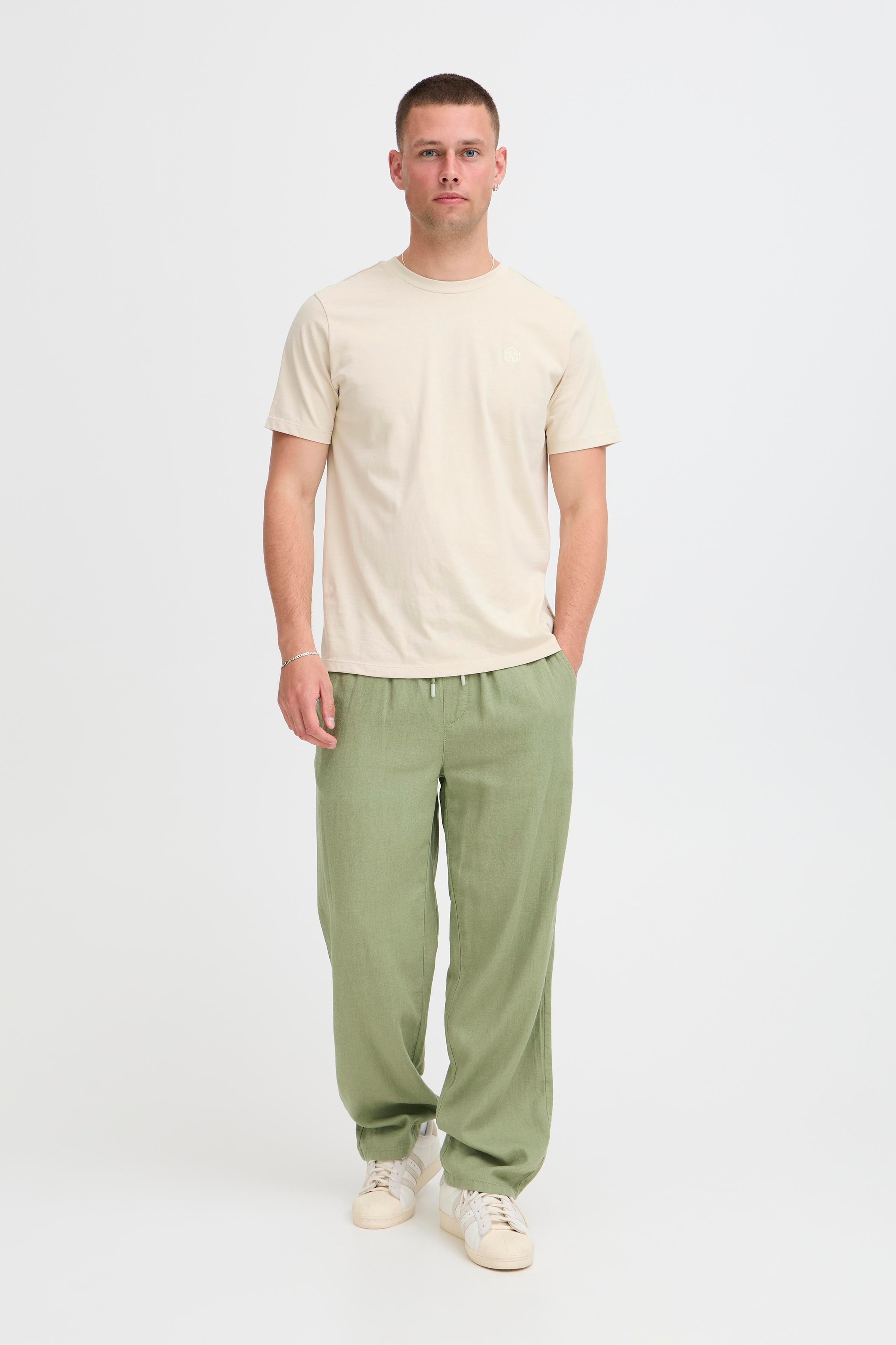 Blend BHMALVIN Linen Easy P Hose Oil Green 34 3