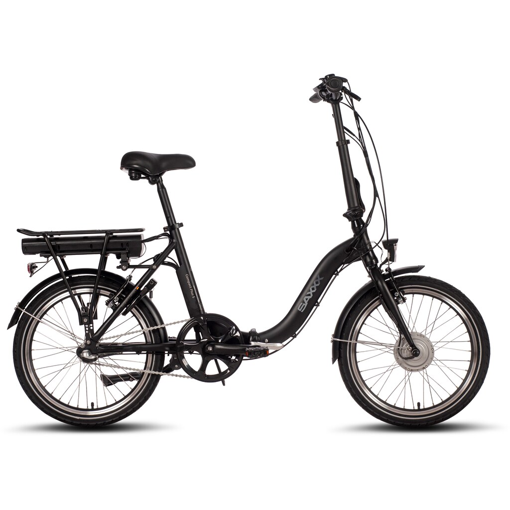 SAXXX E-Bike »Compact Plus S«, 3 Gang, Frontmotor 250 W