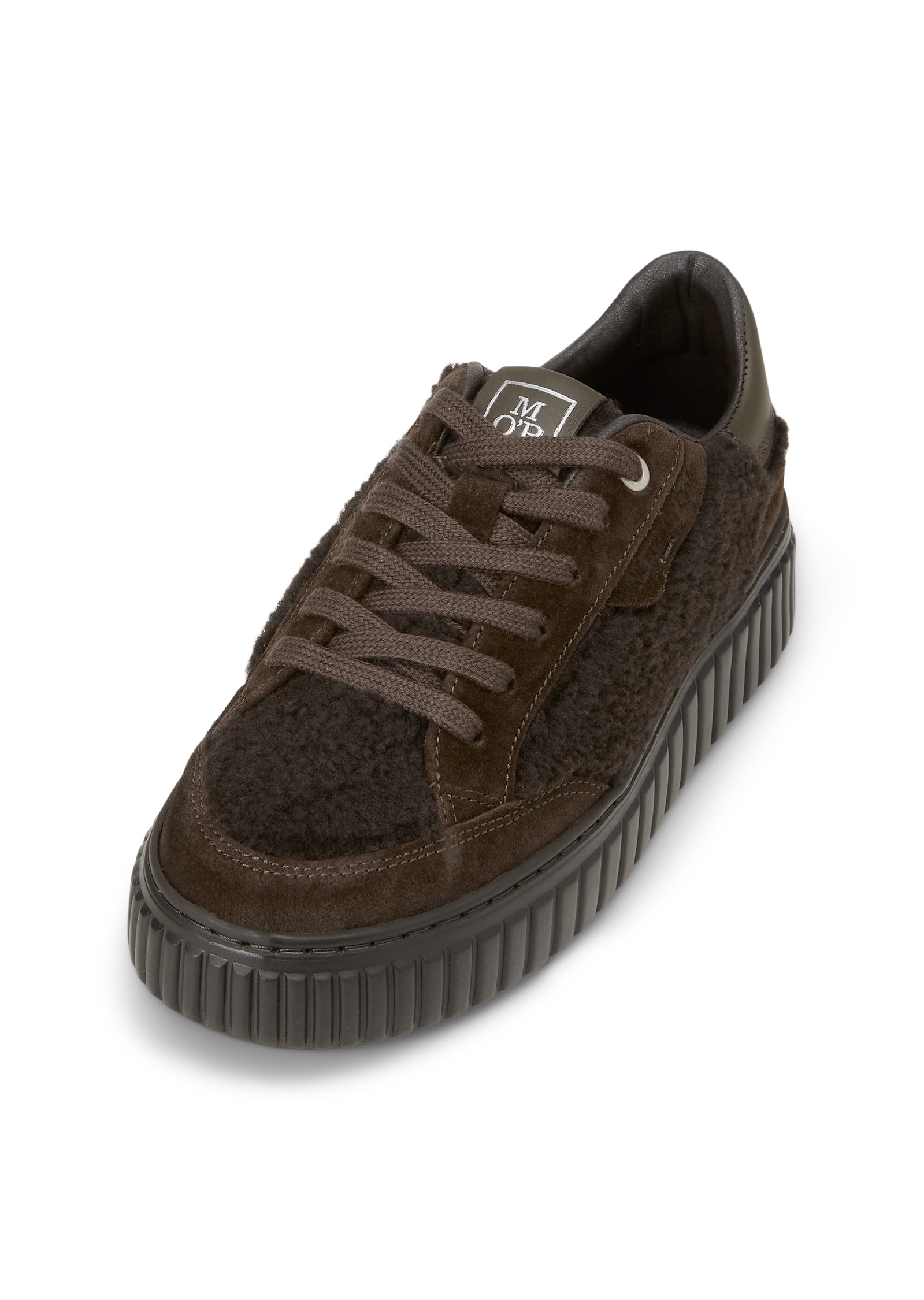 Marc O'Polo Sneaker »aus Teddyfell mit Echtleder-Details«