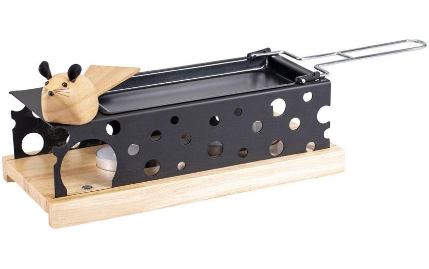 Kadastar Raclette »Mouse Schwarz« Holzart: Bambus (China)