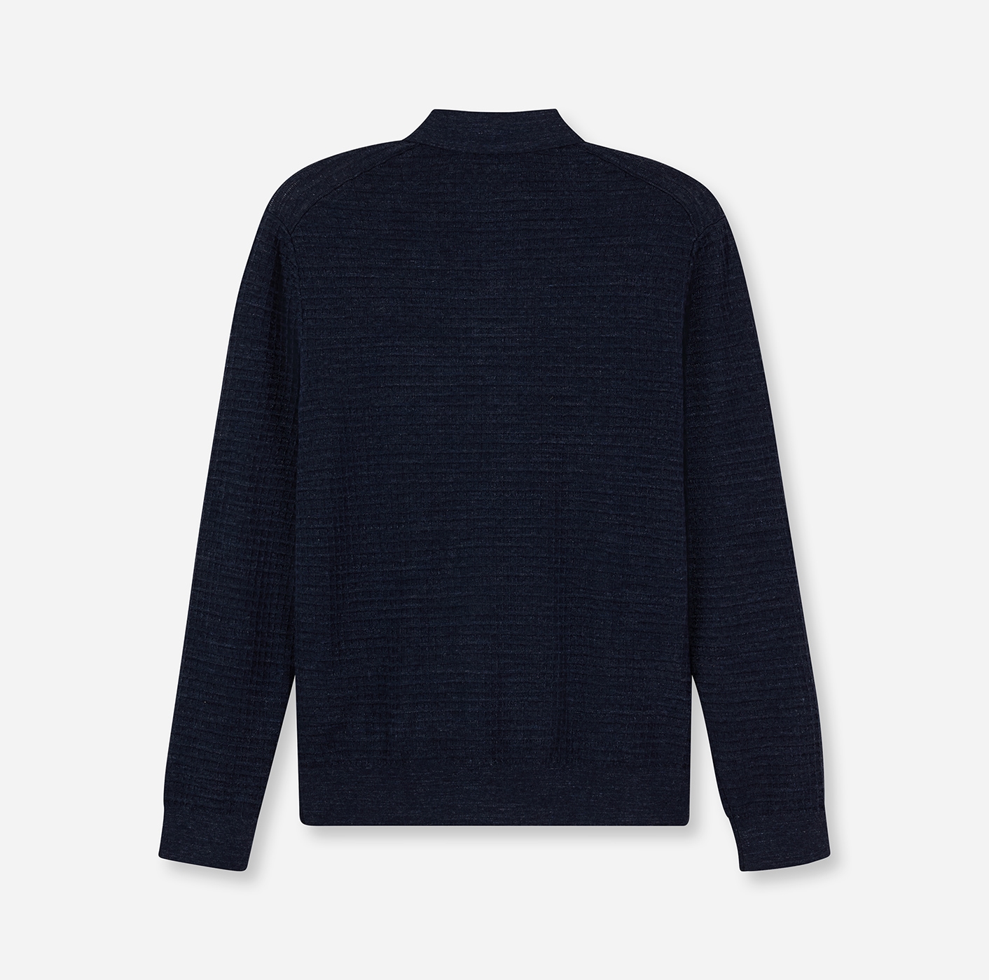 OLYMP Polokragenpullover strukturiert, normale Passform