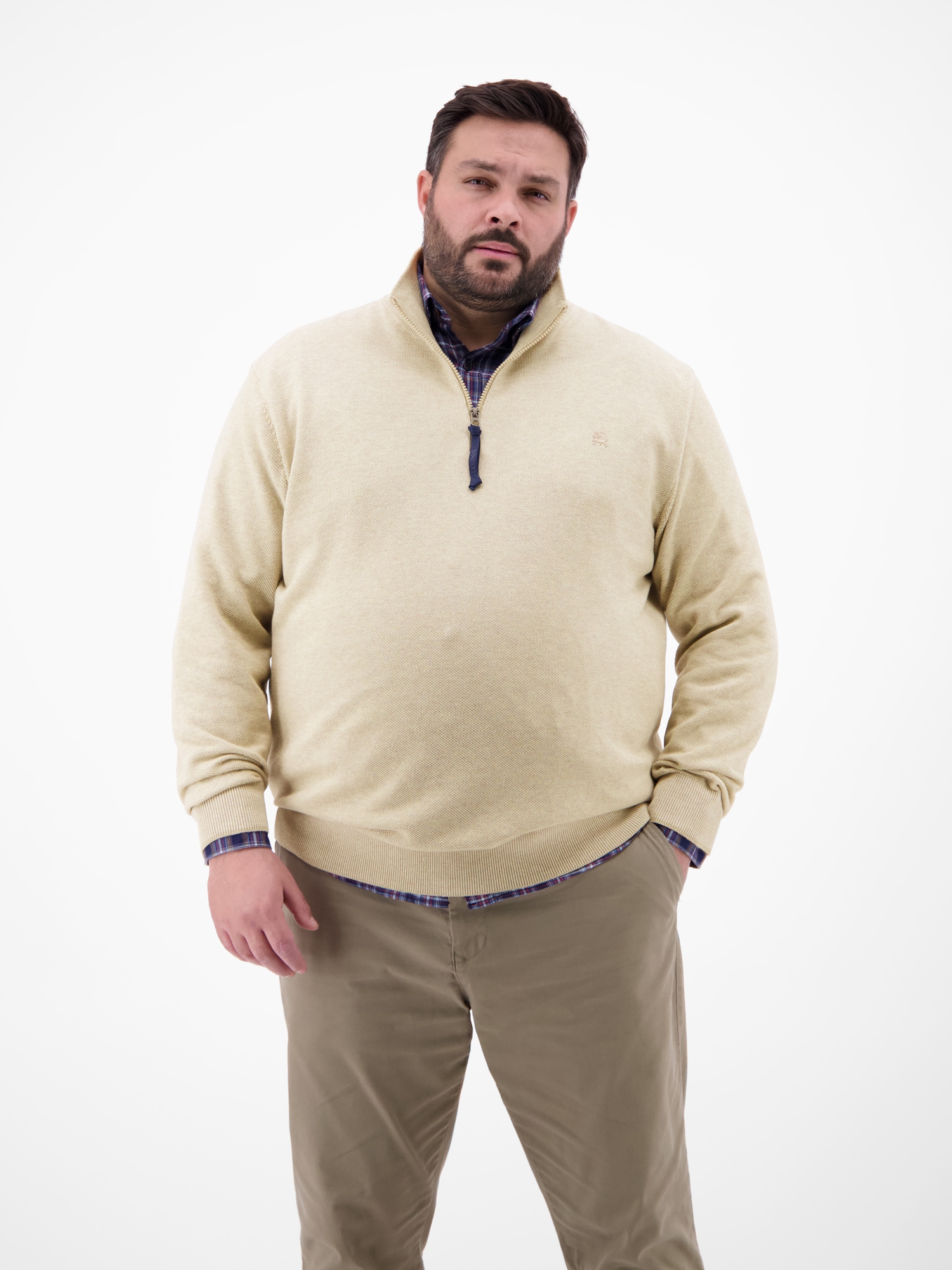 LERROS Troyer "Herren Stricktroyer in lebendiger Optik" günstig online kaufen