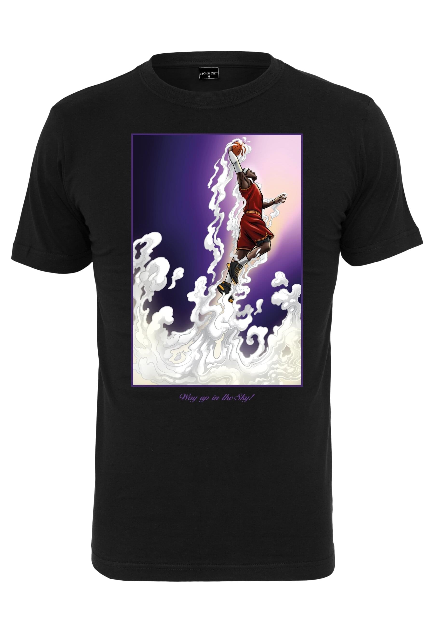 MisterTee T-Shirt "MisterTee Herren Way Up In The Sky Tee black L" 1 Stk. t günstig online kaufen