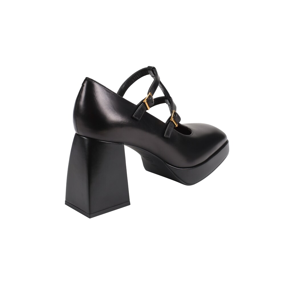 ekonika Pumps, mit modischem Doppel-Riemen