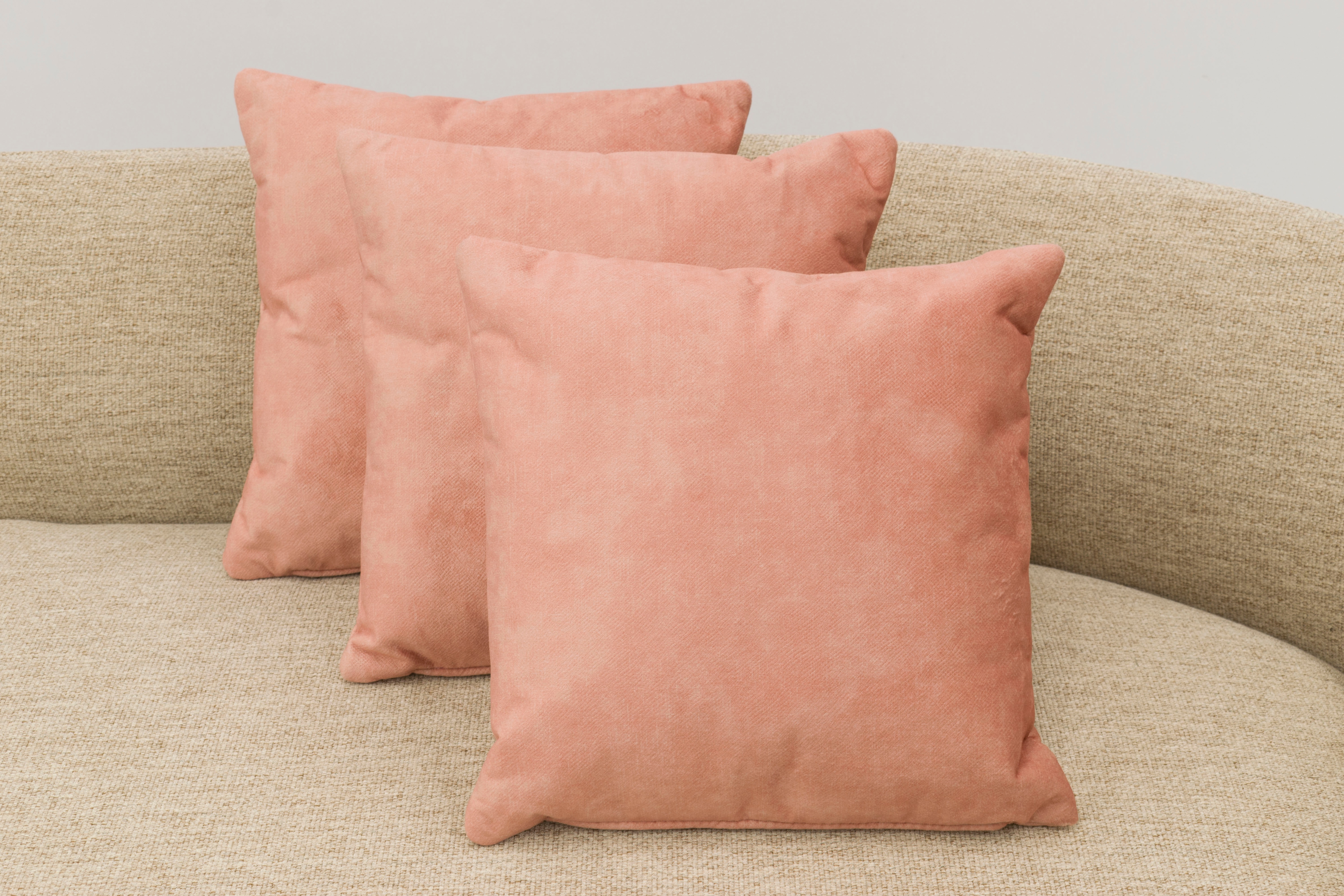 OTTO home Dekokissen "Greevy" Dekokissen mit Füllung, Sofakissen 3er Set 40x40cm