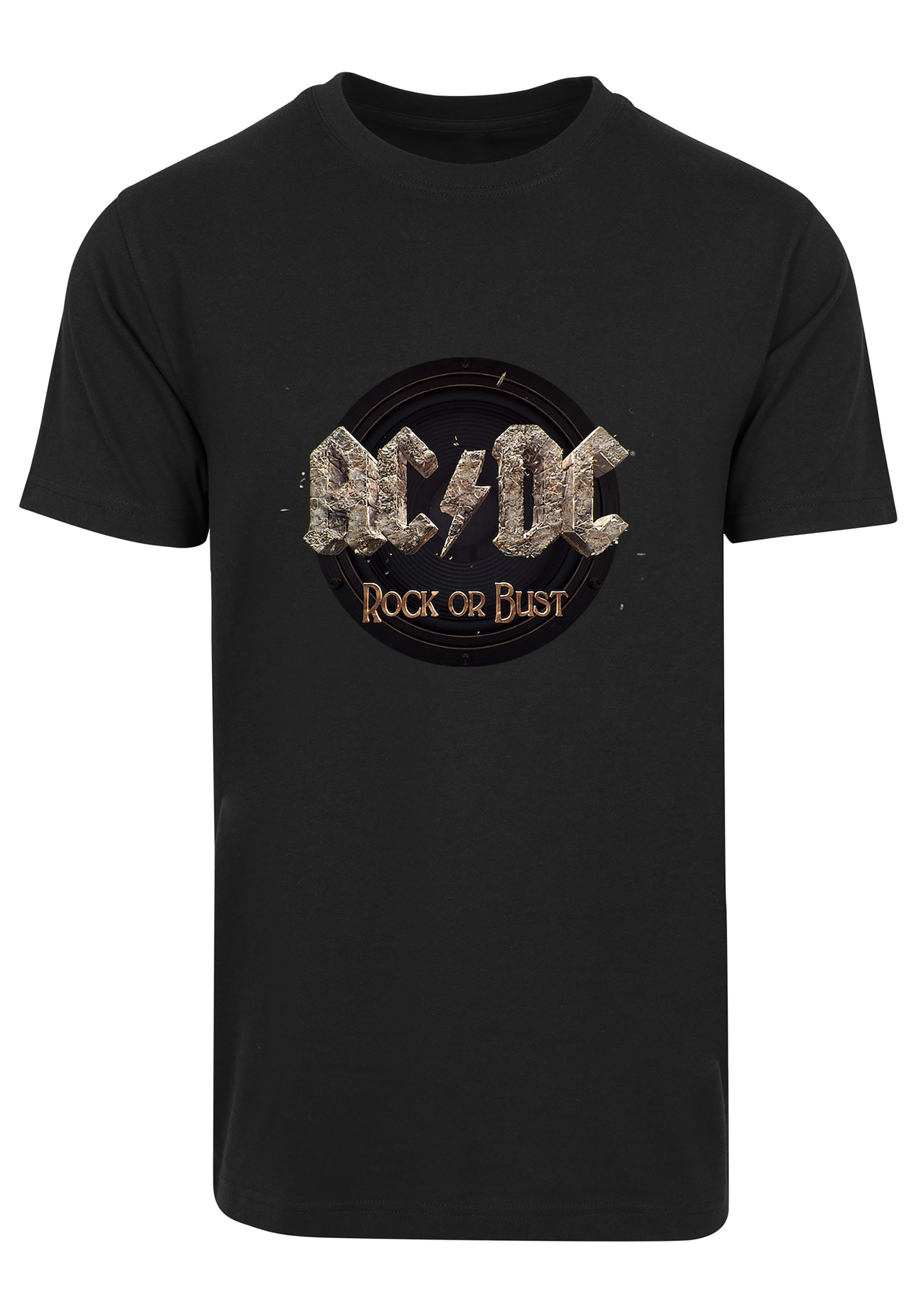 F4NT4STIC T-Shirt »ACDC Rock or Bust für Kinder & Herren«, Print