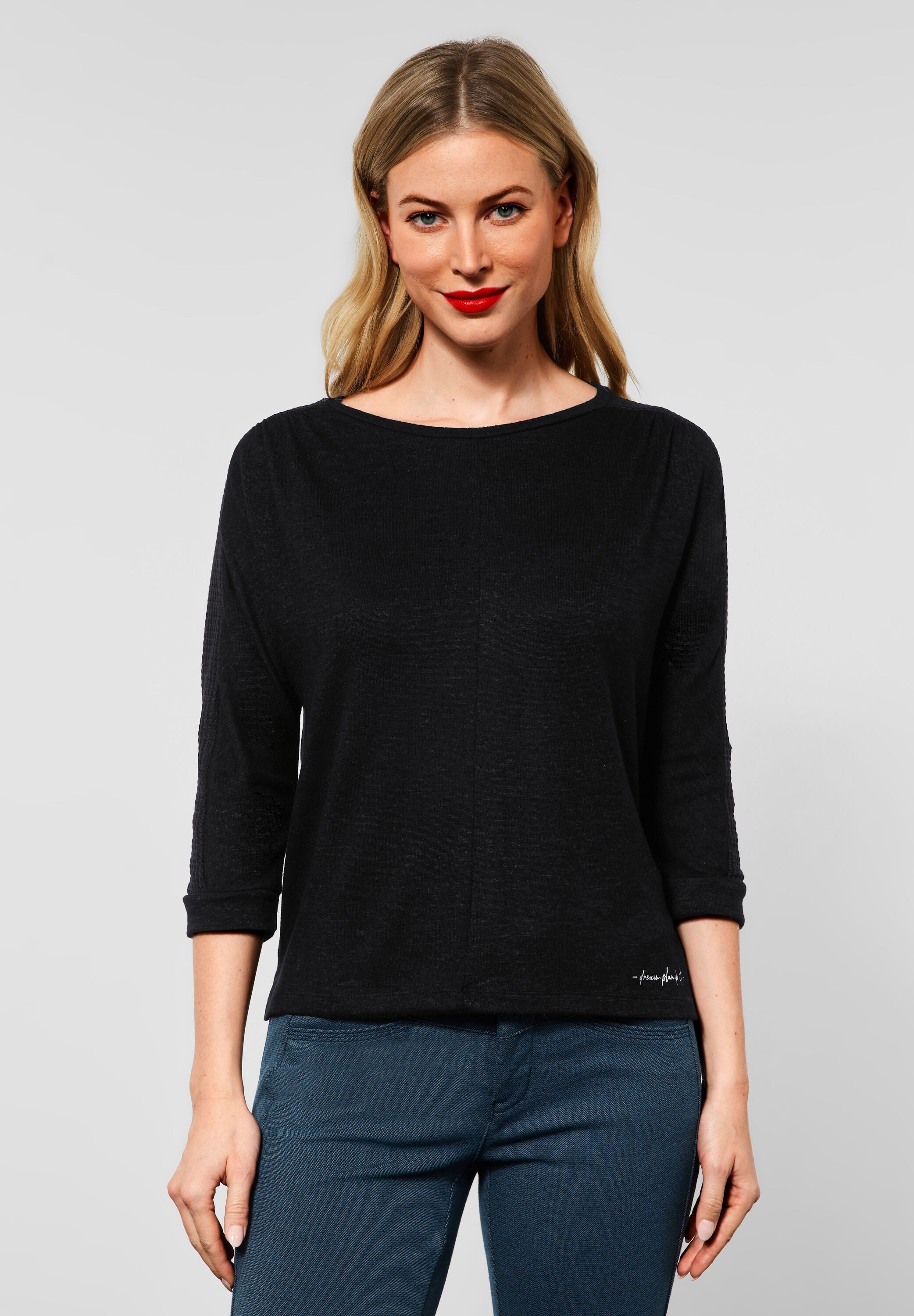 STREET ONE 3/4-Arm-Shirt mit 3/4 Ärmeln