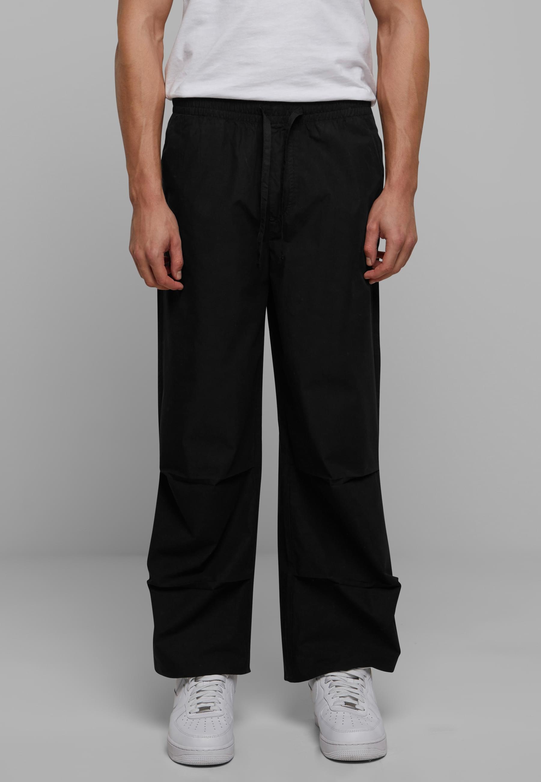 URBAN CLASSICS Stoffhose »Urban Classics Wide Poplin Pants«, (1 tlg.)
