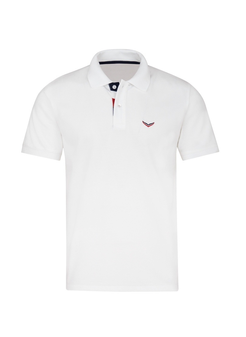 Trigema Poloshirt "TRIGEMA Poloshirt mit dreifarbiger Knopfleiste" günstig online kaufen