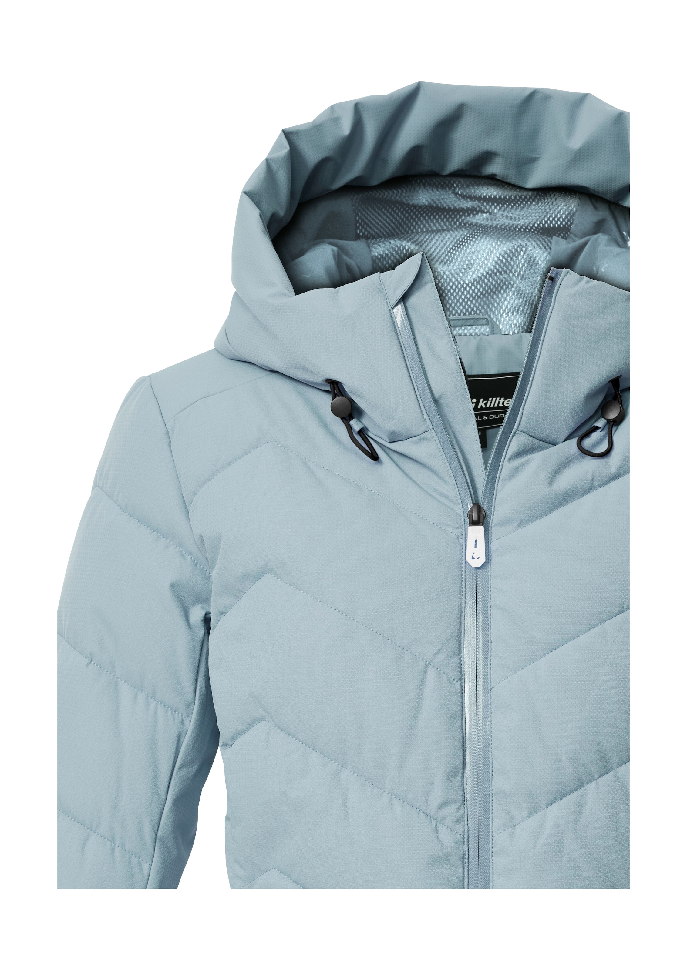 Killtec Skijacke »KSW 31 WMN SKI QLTD JCKT«, Winddichte, wasserabweisende Skijacke mit Daunenoptik und Schneefang