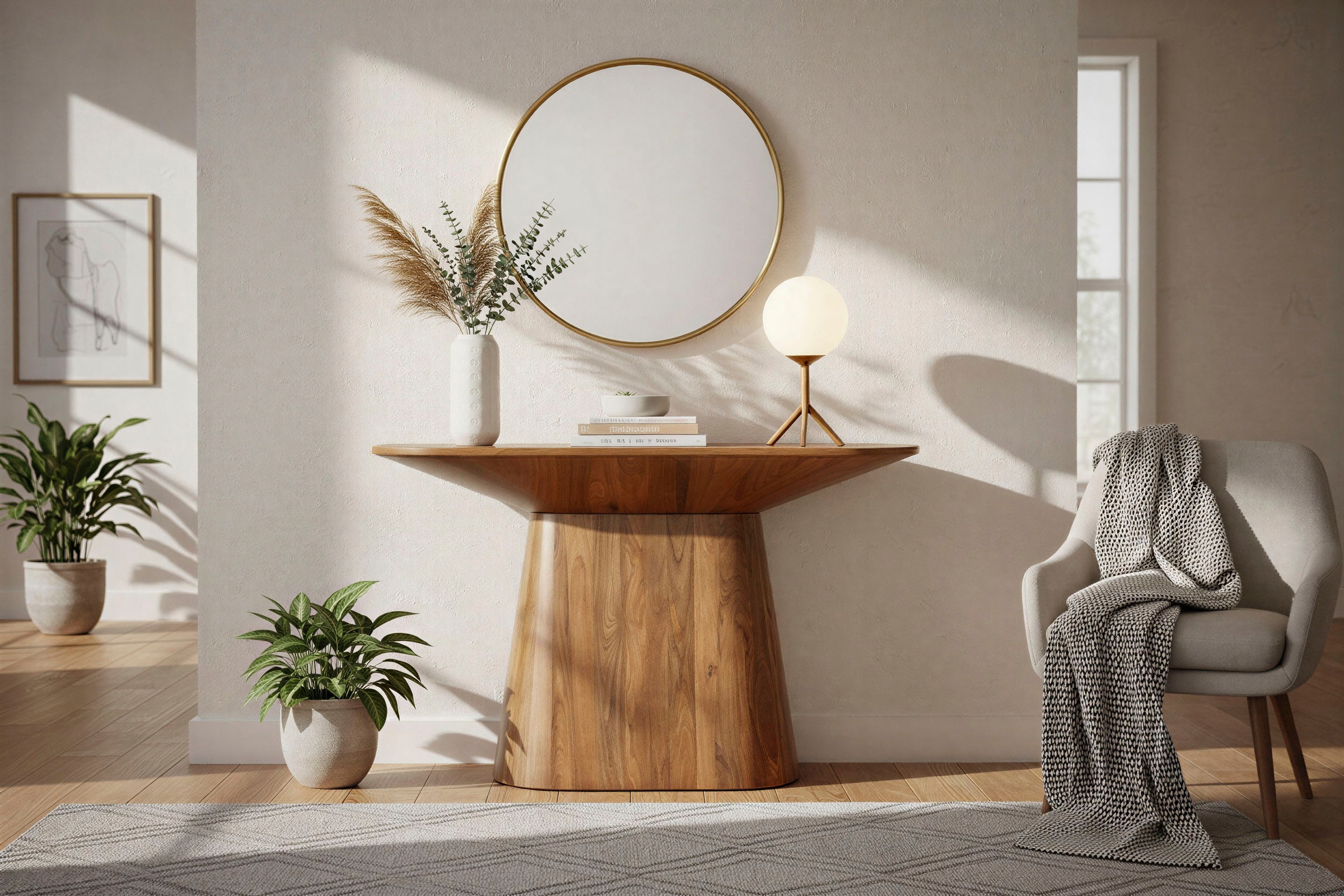 SIT Konsolentisch "MANGO NATURAL" mit ovalem Sockelfuß günstig online kaufen