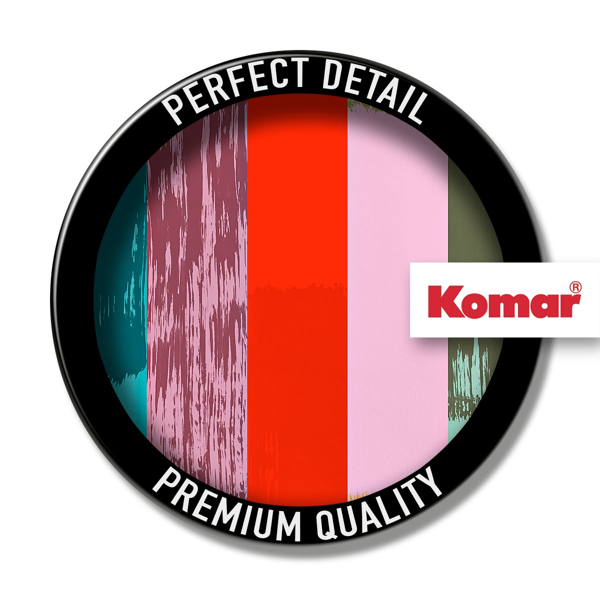 Komar Fototapete »Komar Vlies Fototapete - Fehlfarben - Größe 200 x 250 cm«, bedruckt