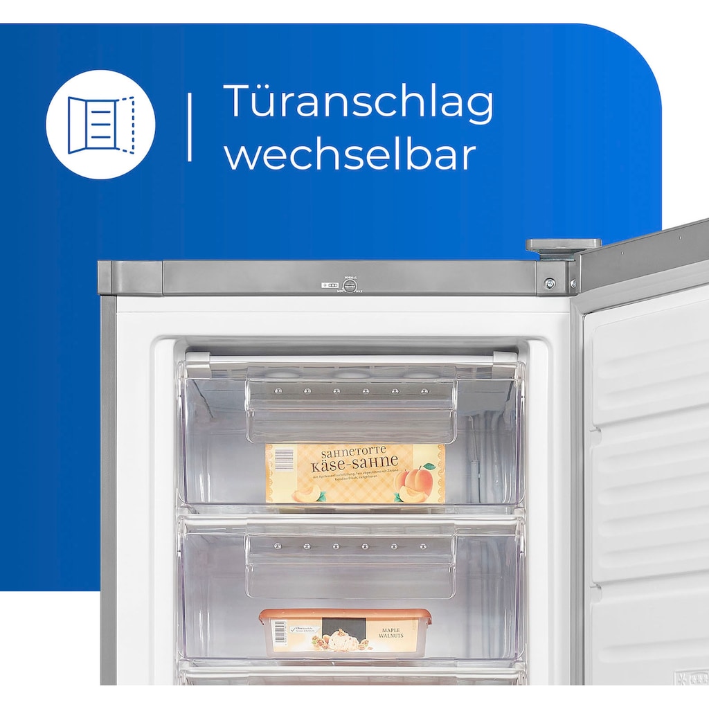 exquisit Gefrierschrank »GS280-H-040E«, 173 cm hoch, 60 cm breit