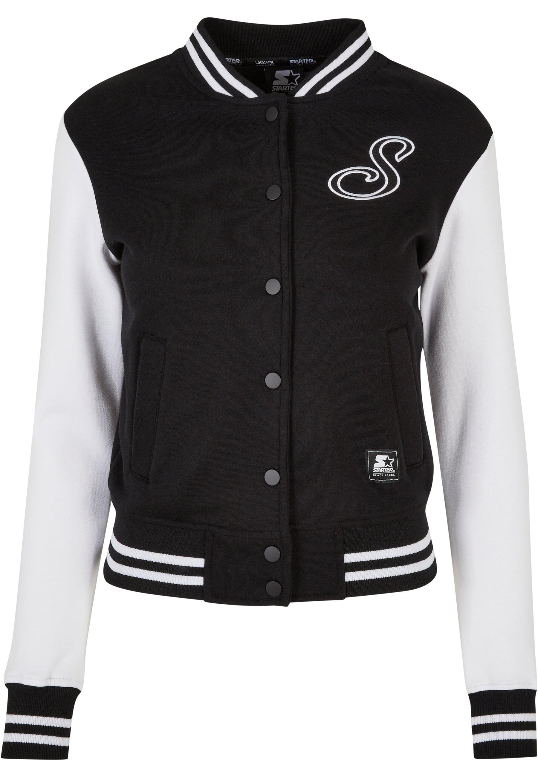 Starter Black Label Collegejacke »Starter Black Label Damen Ladies Starter Sweat College Jacket«, (1 St.), ohne Kapuze