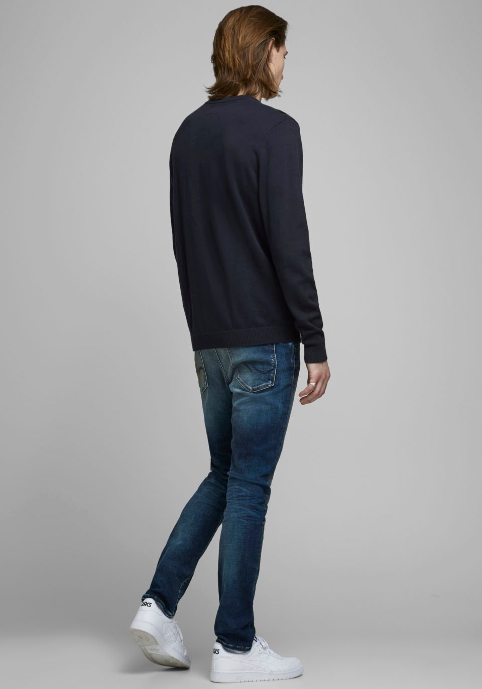 Jack & Jones Rundhalspullover "BASIC KNIT CREW NECK" günstig online kaufen