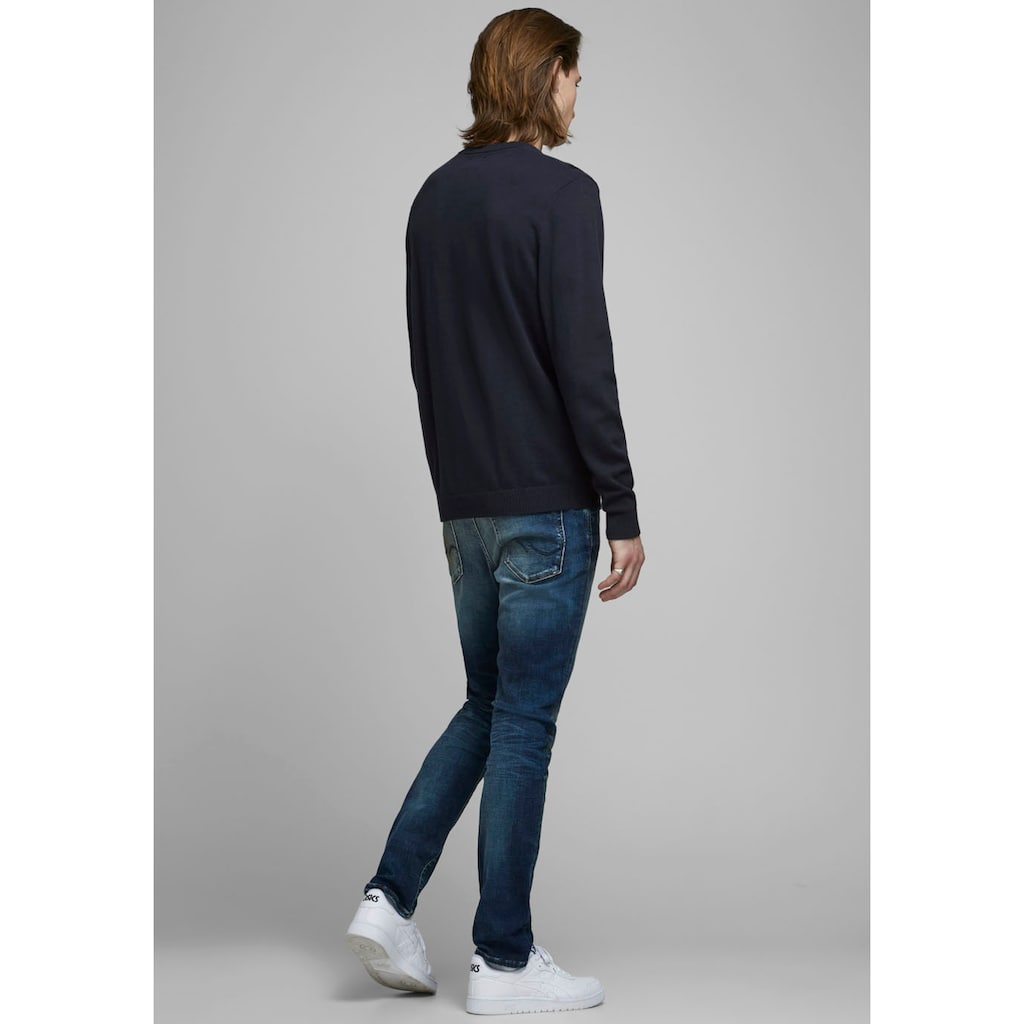 Jack & Jones Rundhalspullover »BASIC KNIT CREW NECK«