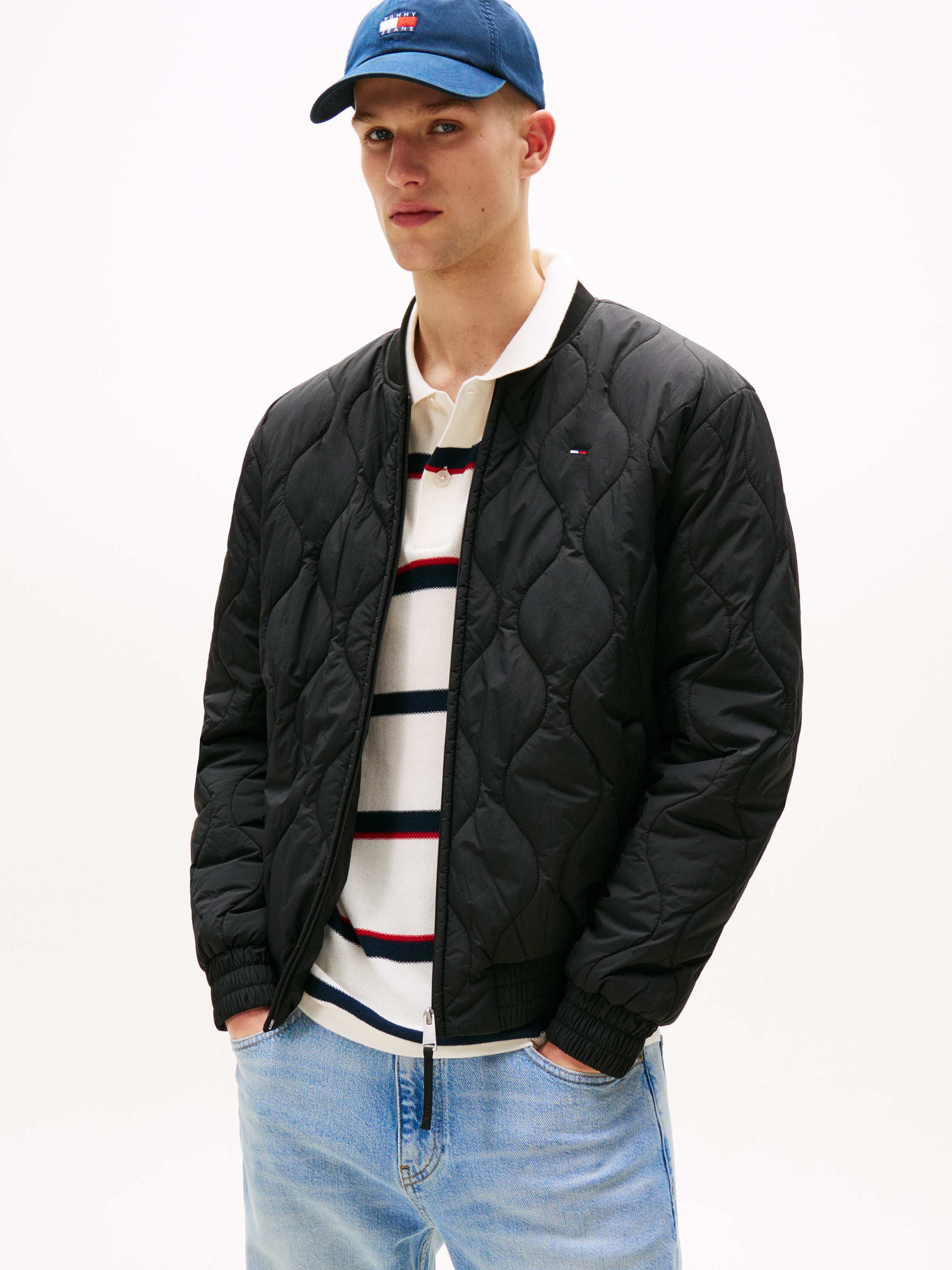 Tommy Jeans Bomberjacke "TJM LW QUILTED BOMBER JACKET EXT", ohne Kapuze, Mi günstig online kaufen