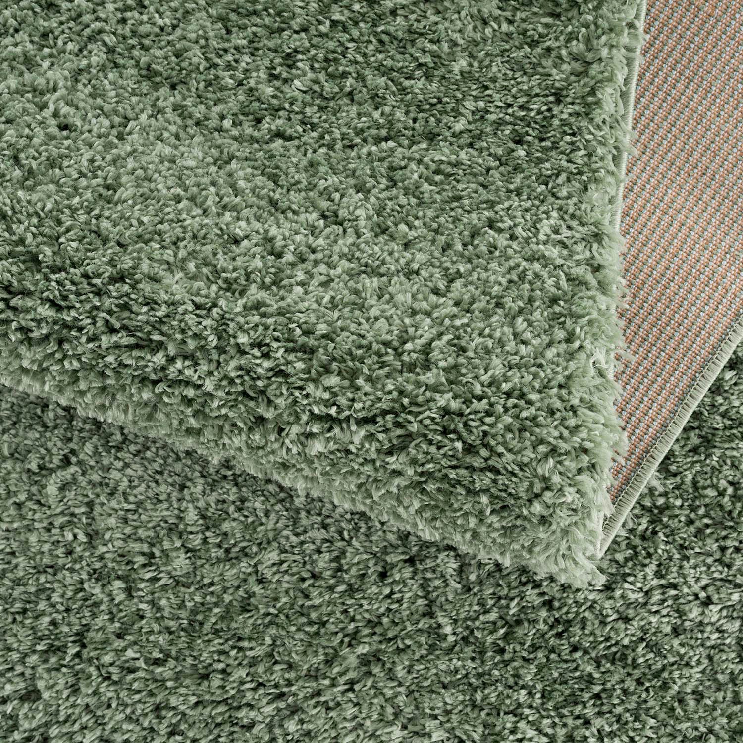 Carpet City Hochflor-Teppich "Pulpy 100" rechteckig 30 mm Höhe Läufer, weic günstig online kaufen