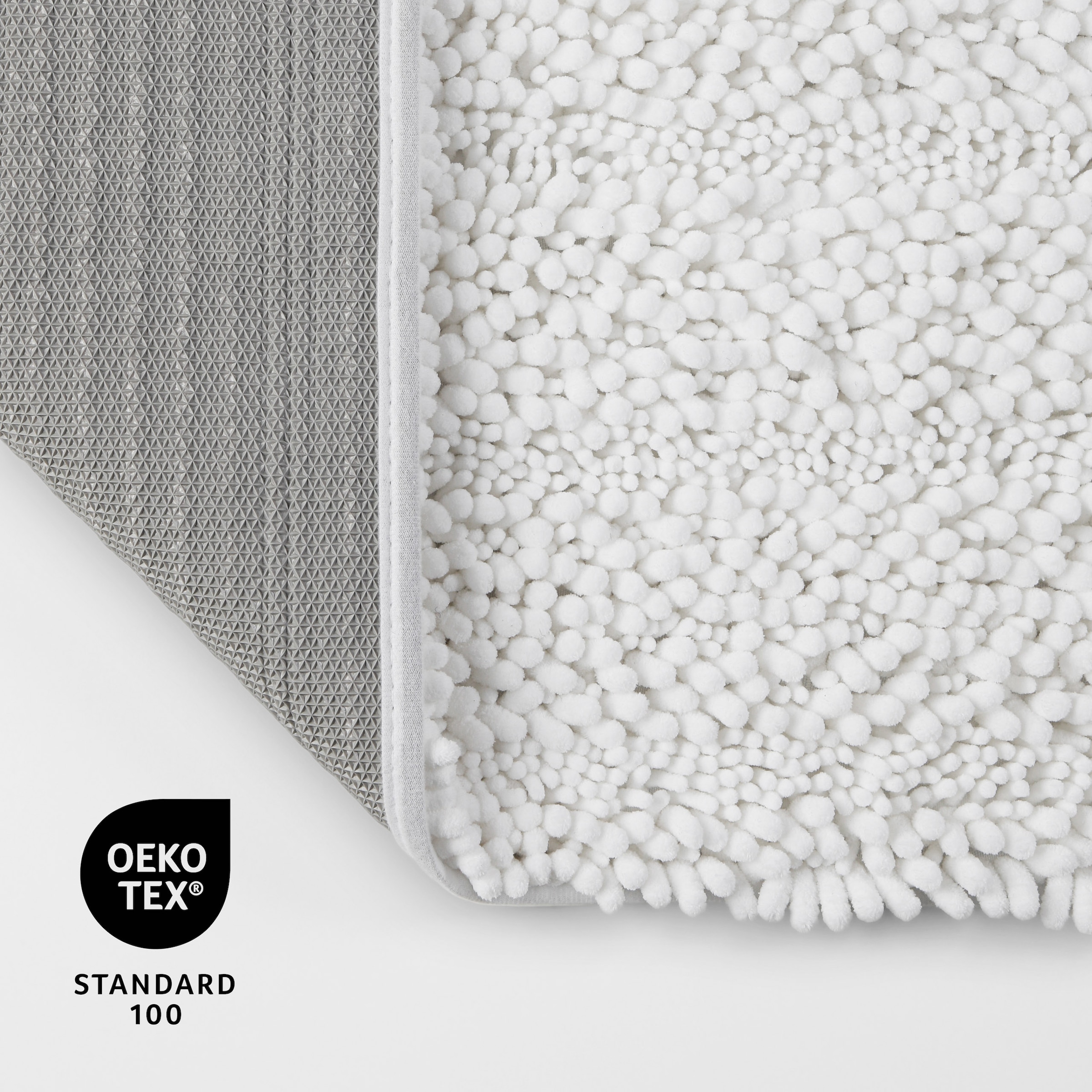 OTTO home Badematte »Torrni« Höhe 22 mm rutschhemmend beschichtet fußbodenheizungsgeeignet | schnell trocknend Badteppich, getuftet, modern, Uni, antirutsch, flauschig, hochflor
