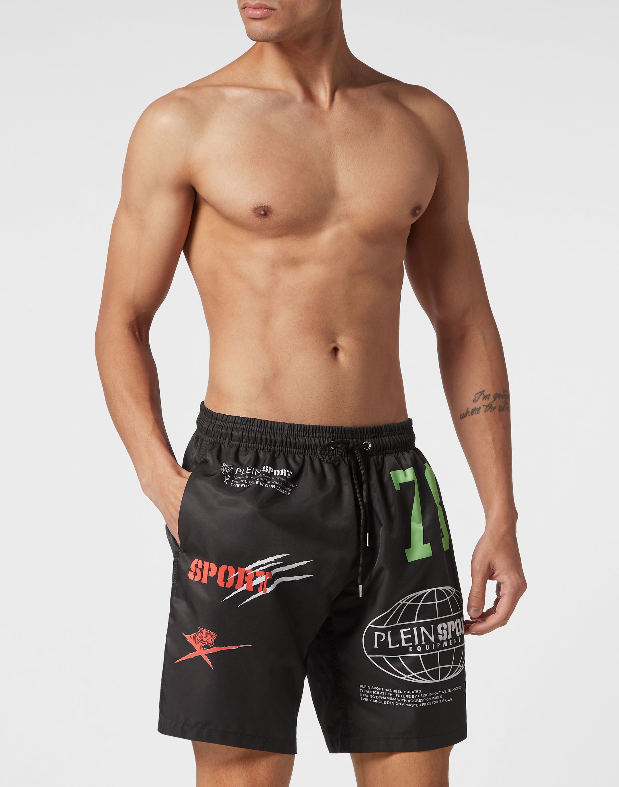 PLEIN SPORT Badehose "Badehose" günstig online kaufen