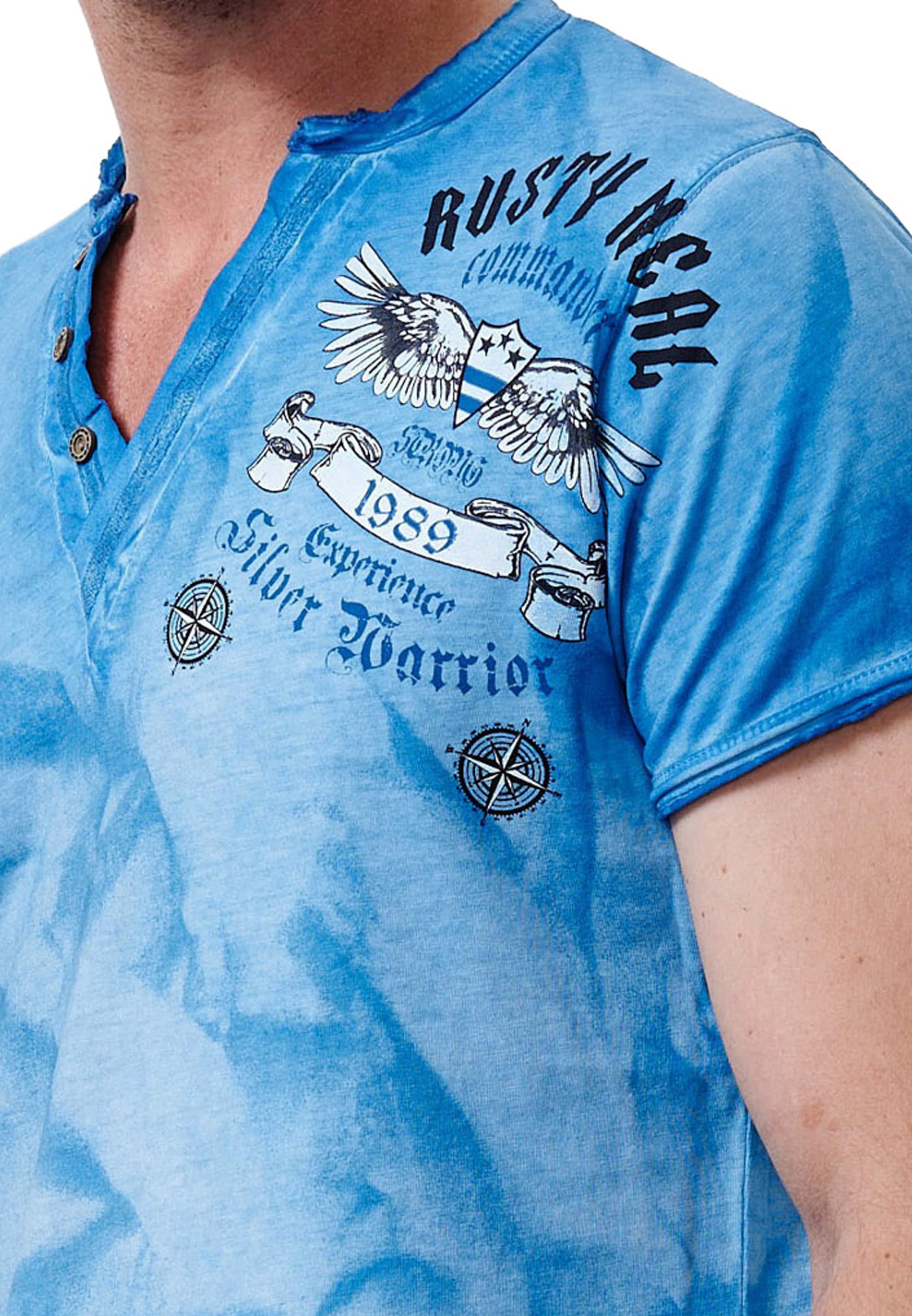 Rusty Neal T-Shirt, mit großem Print auf der Rückseite
