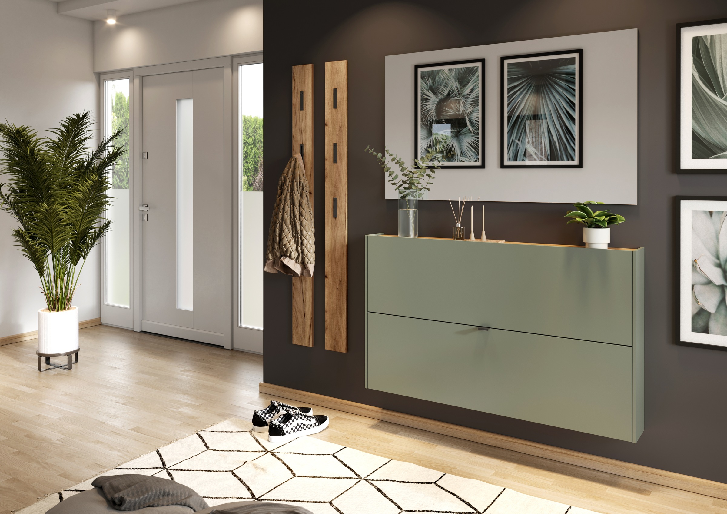 GERMANIA Schuhschrank "Ameca" 1 Stk. tlg. ideal für schmale Flure, Schuhkip günstig online kaufen