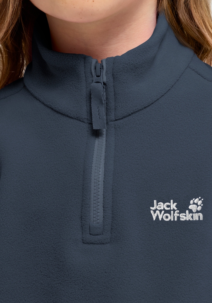Jack Wolfskin Fleecepullover »TAUNUS 100 HZ K«, mit leichtem Fleece, aus Polyester
