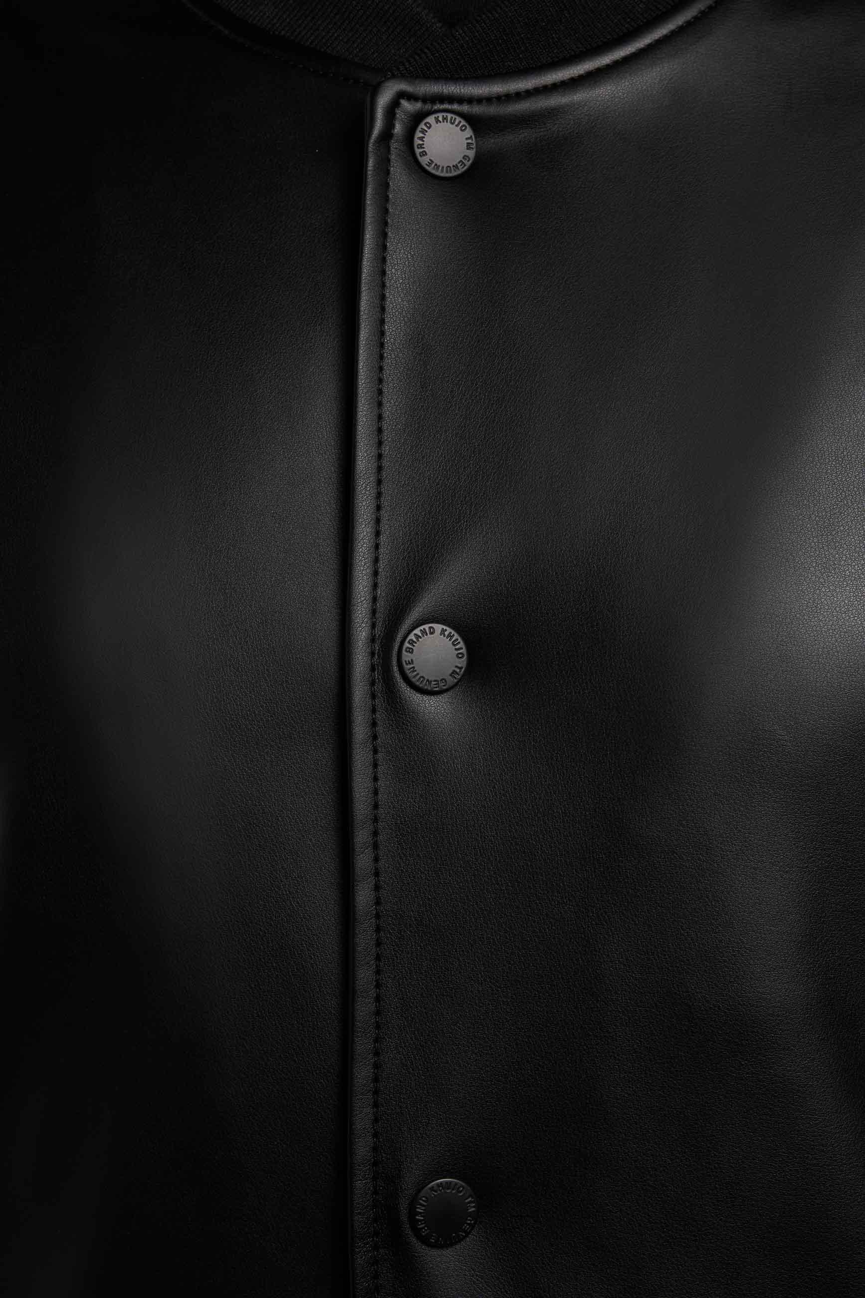 khujo Bomberjacke »Cale« ohne Kapuze Lässige Herren Kunstlederjacke