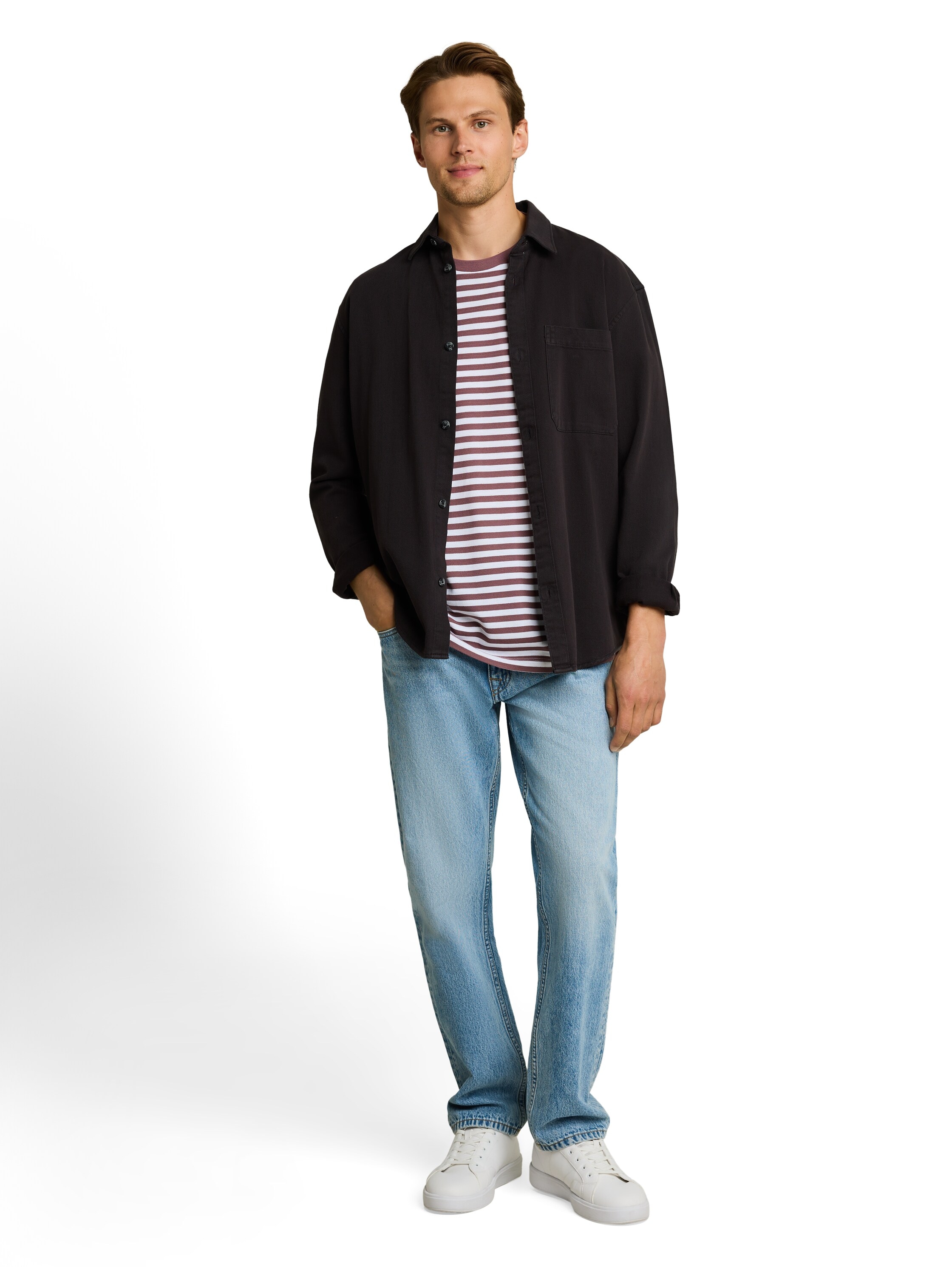 TOM TAILOR Denim Rundhalsshirt