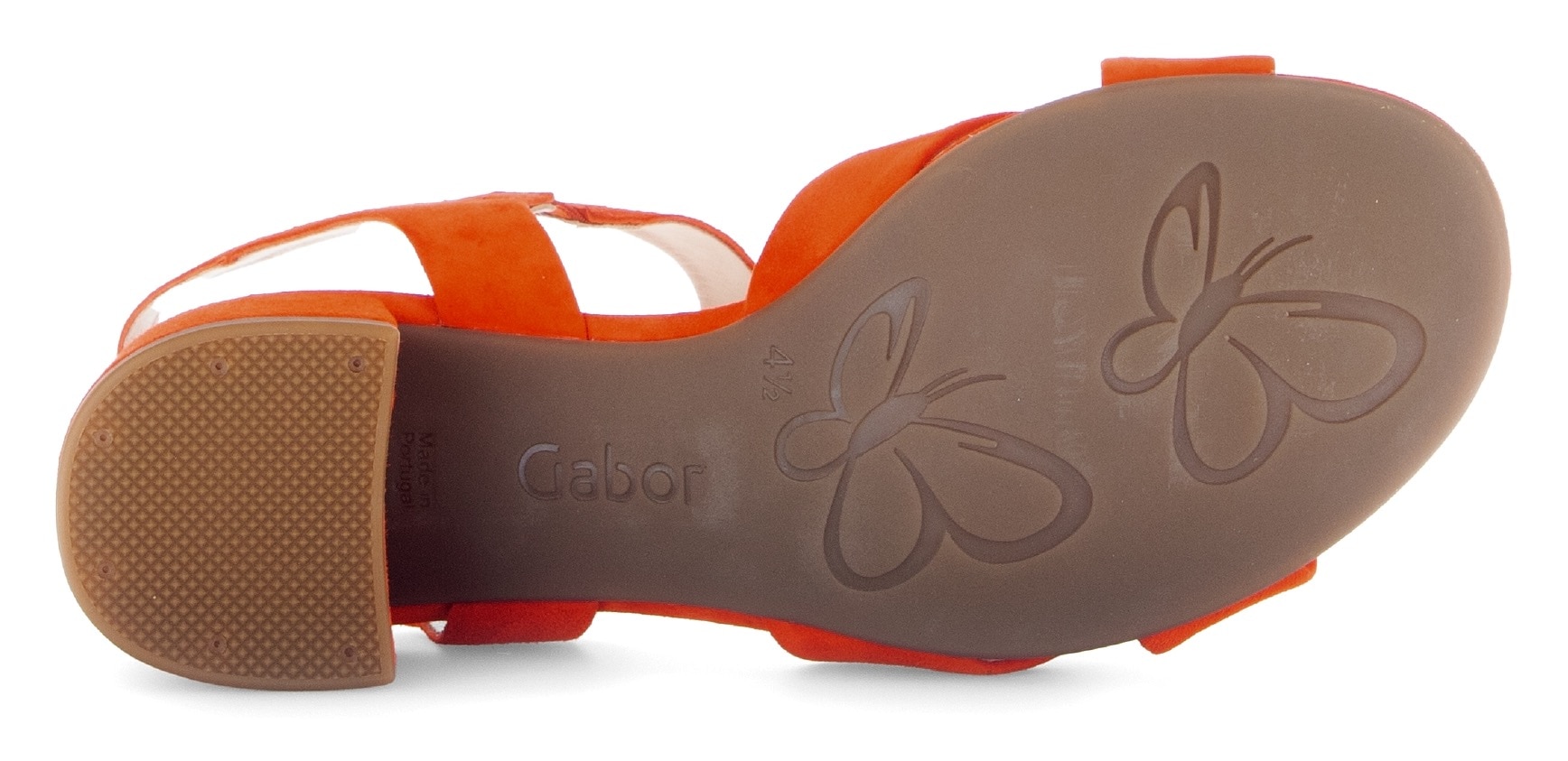 Gabor Sandalette »TUNIS«, Blockabsatz, Riemchensandale, Kreuzbandage, Weite G (=weit)
