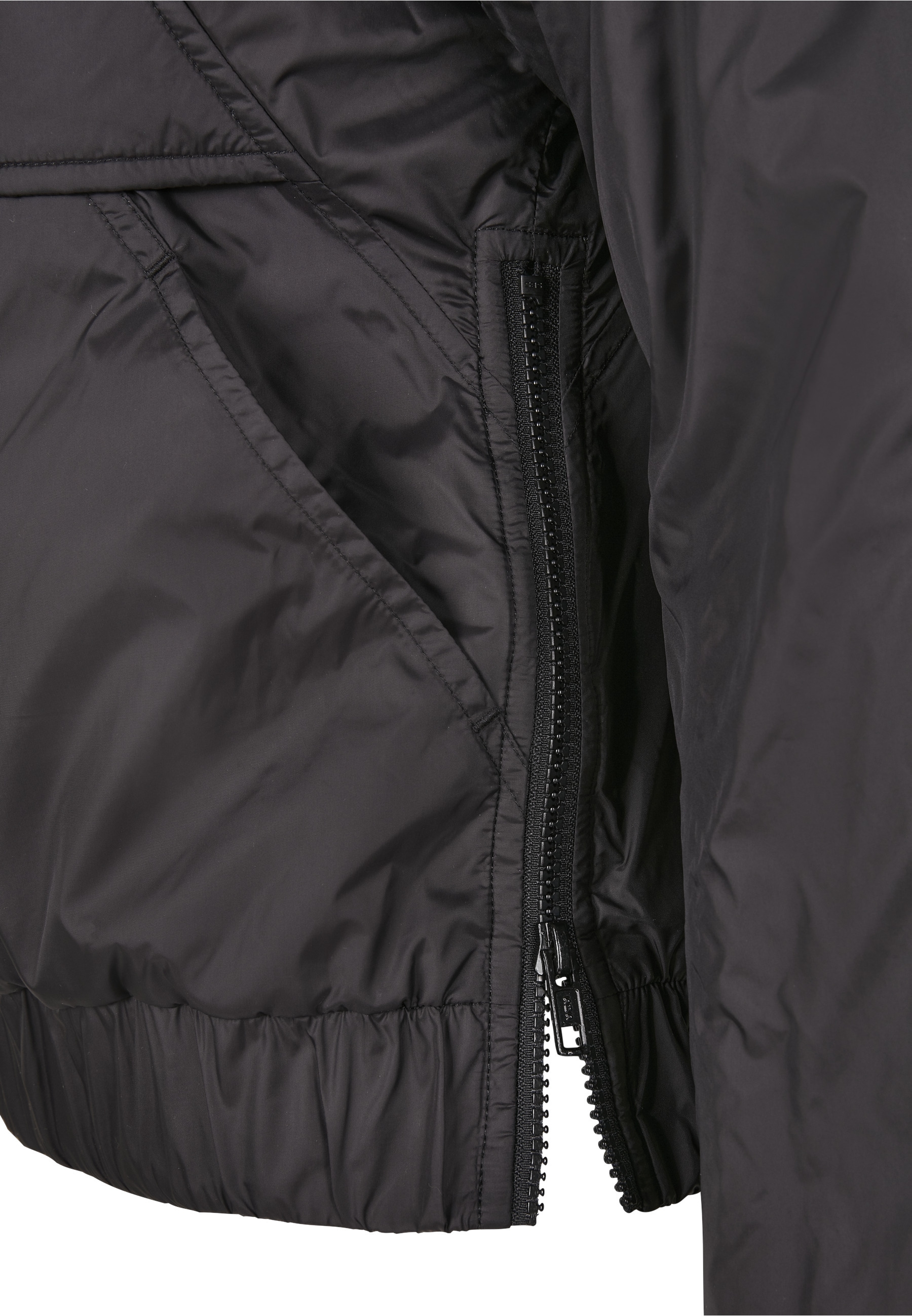 URBAN CLASSICS Langmantel »Urban Classics Damen Ladies Panel Padded Pull Over Jacket«