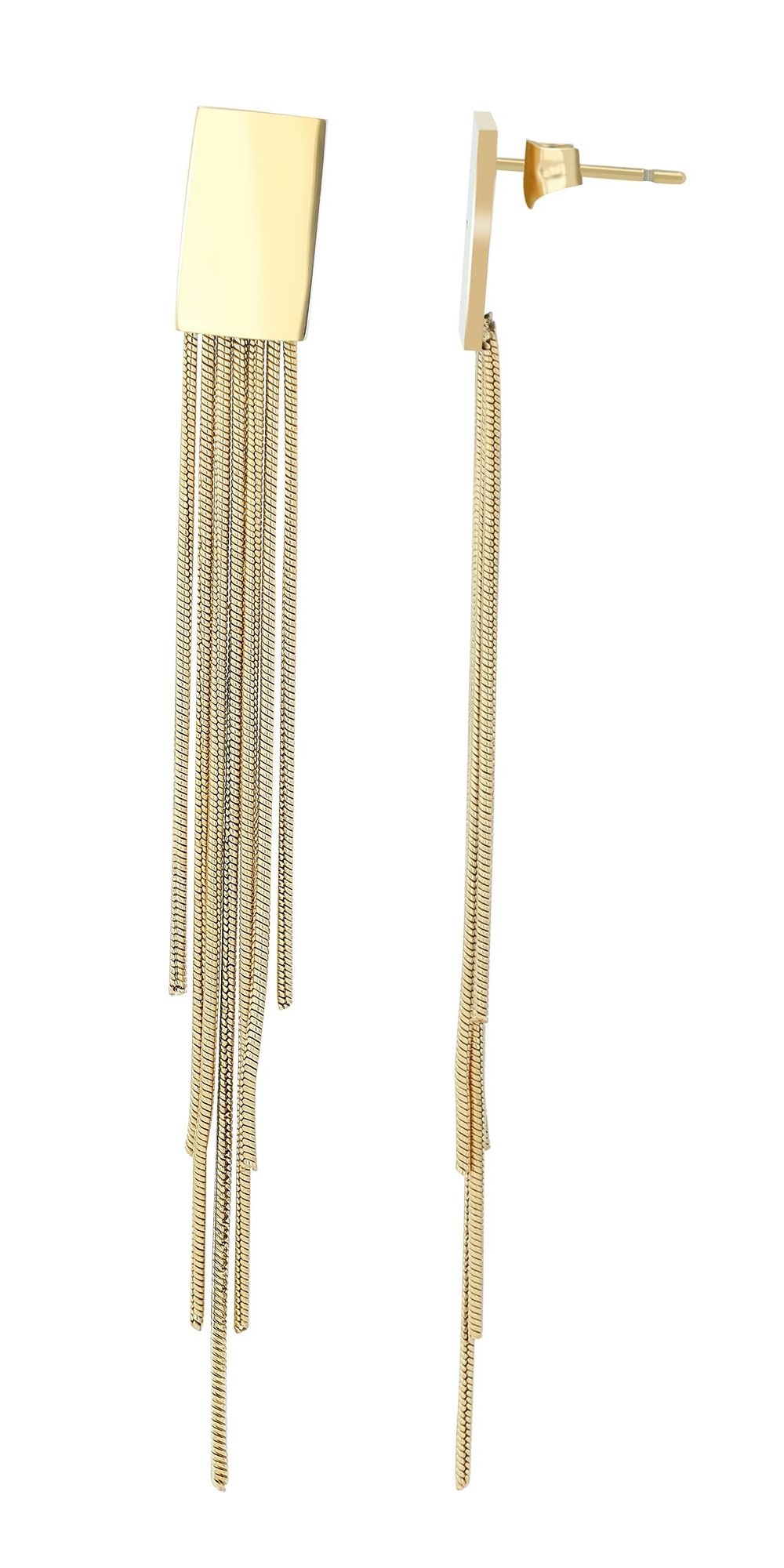 Adelia´s Paar Ohrhänger "Damen Ohrringe – Ohrstecker aus Edelstahl" Eine sc günstig online kaufen