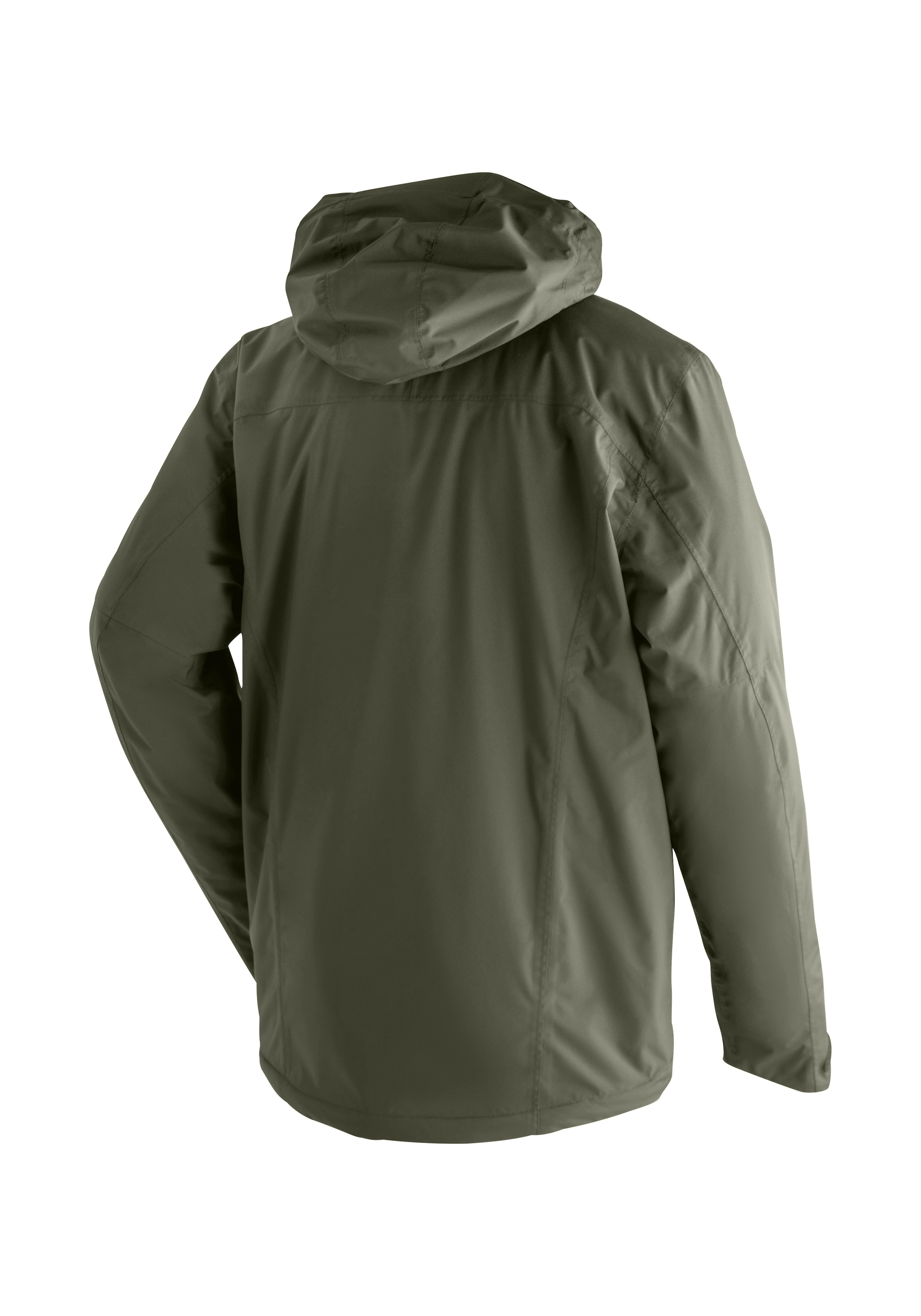 Maier Sports Regenjacke »Metor Therm Rec M« warme Herren Jacke mit Kapuze, Winterjacke wasserdicht atmungsaktiv