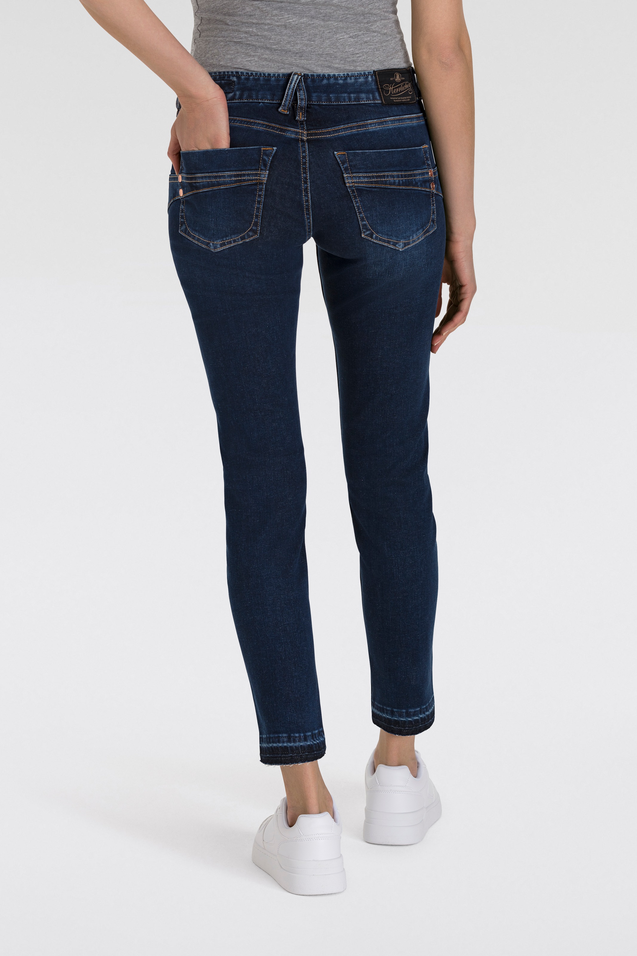 Herrlicher Slim-fit-Jeans "Touch Cropped Denim", mit verkürzter Länge günstig online kaufen