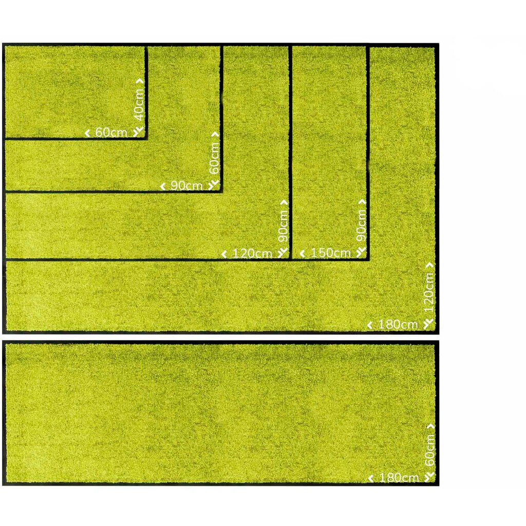 Wohnen Fußmatten Primaflor-Ideen in Textil Fußmatte »Schmutzfangmatte CLEAN PRO«, rechteckig, 8 mm Höhe, Schmutzfangmatte, Uni F