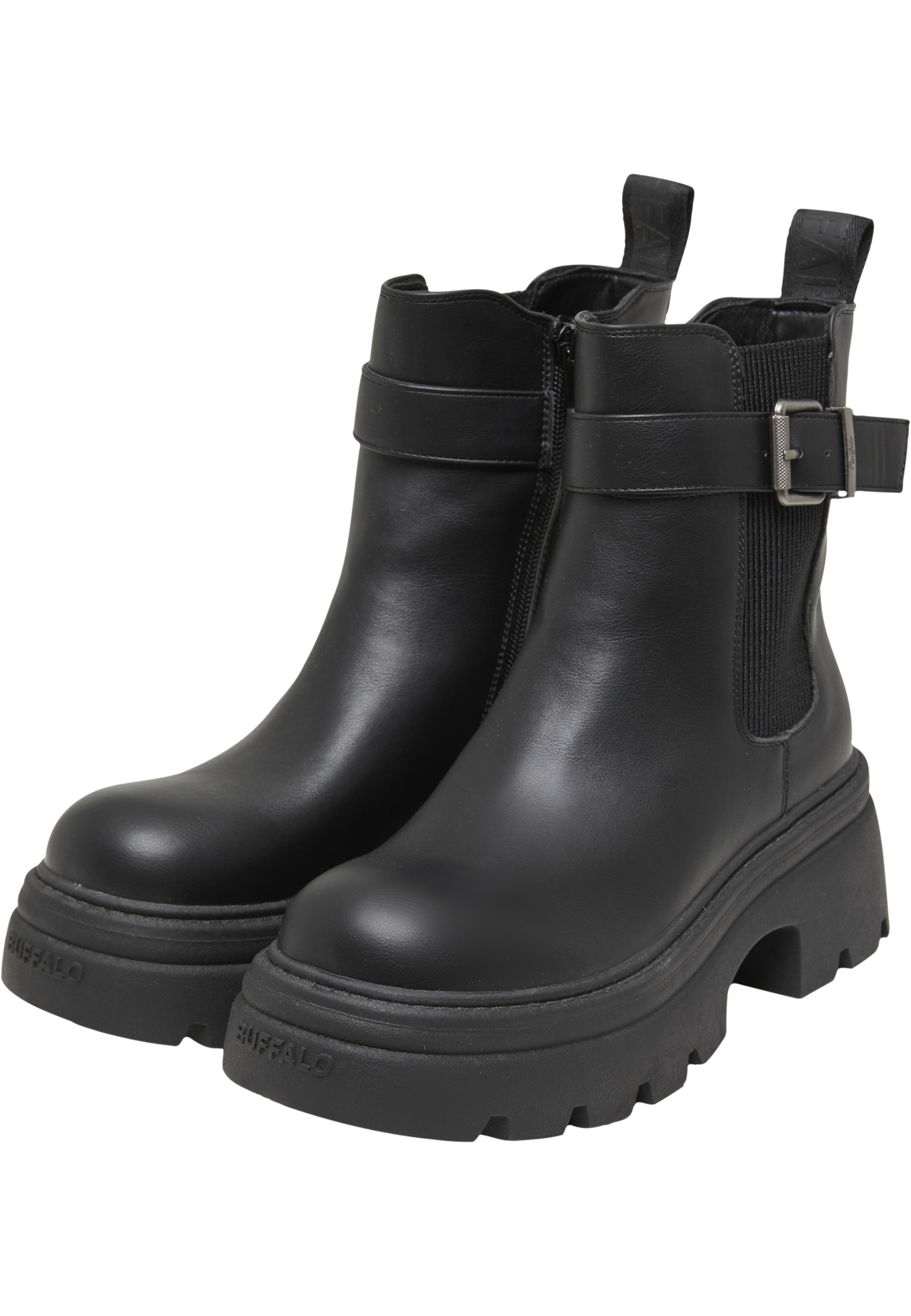 Buffalo Stiefel "Buffalo ZAVEN CHELSEA BUCKLE - VEGAN NAPPA"