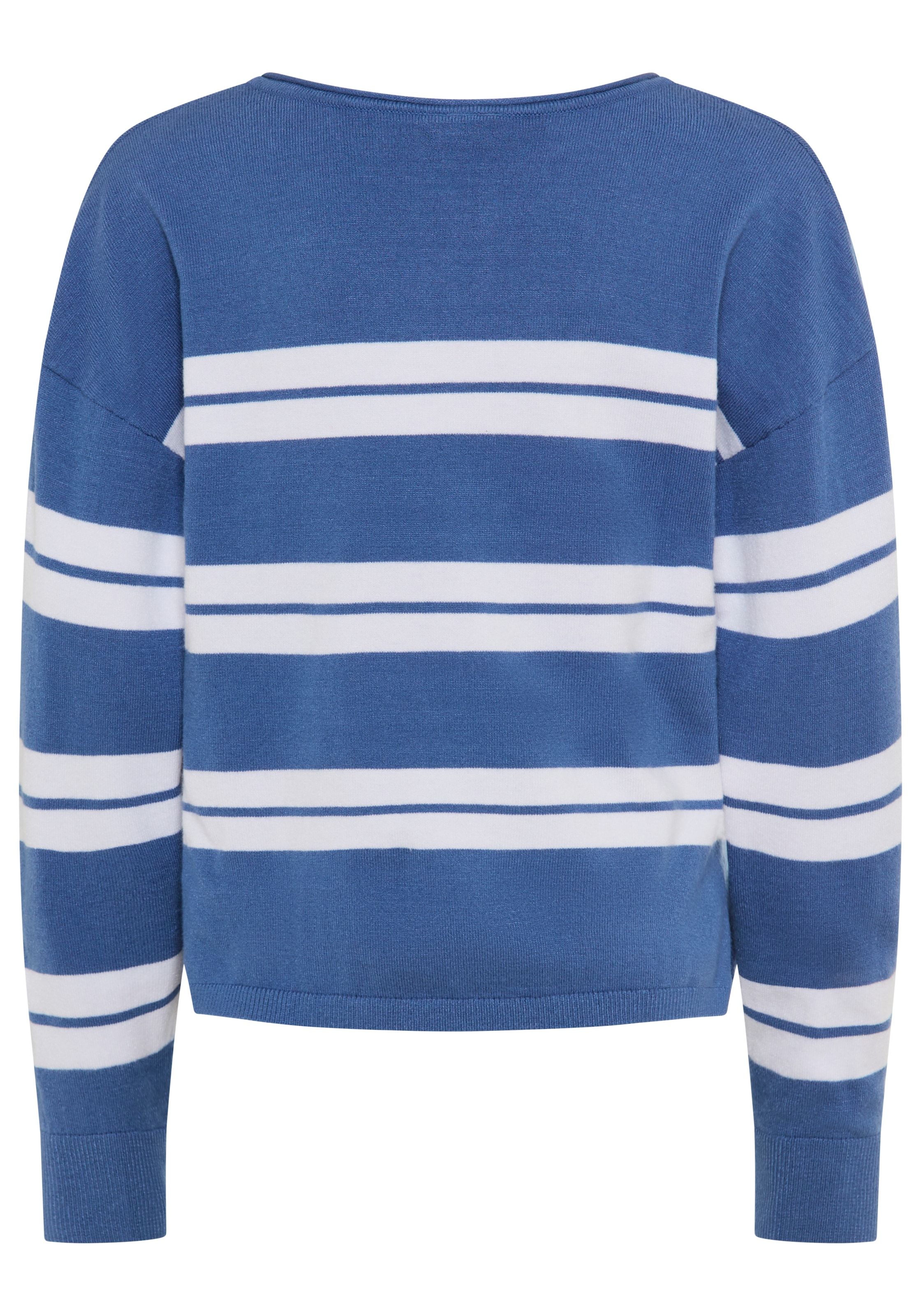 KangaROOS Streifenpullover »Ringelpullover«, Weicher Ringelpullover mit kleinem V-Ausschnitt