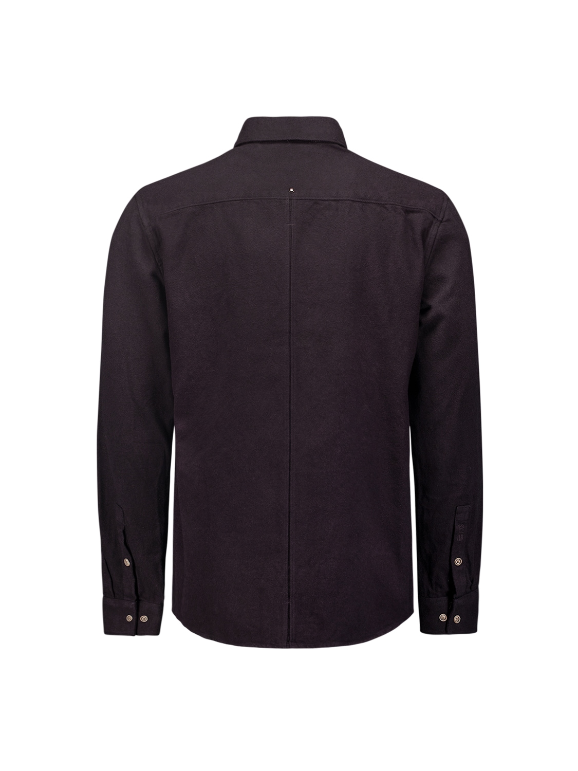 NO EXCESS Langarmhemd »No Excess Zweifarbiges Twill-Hemd«