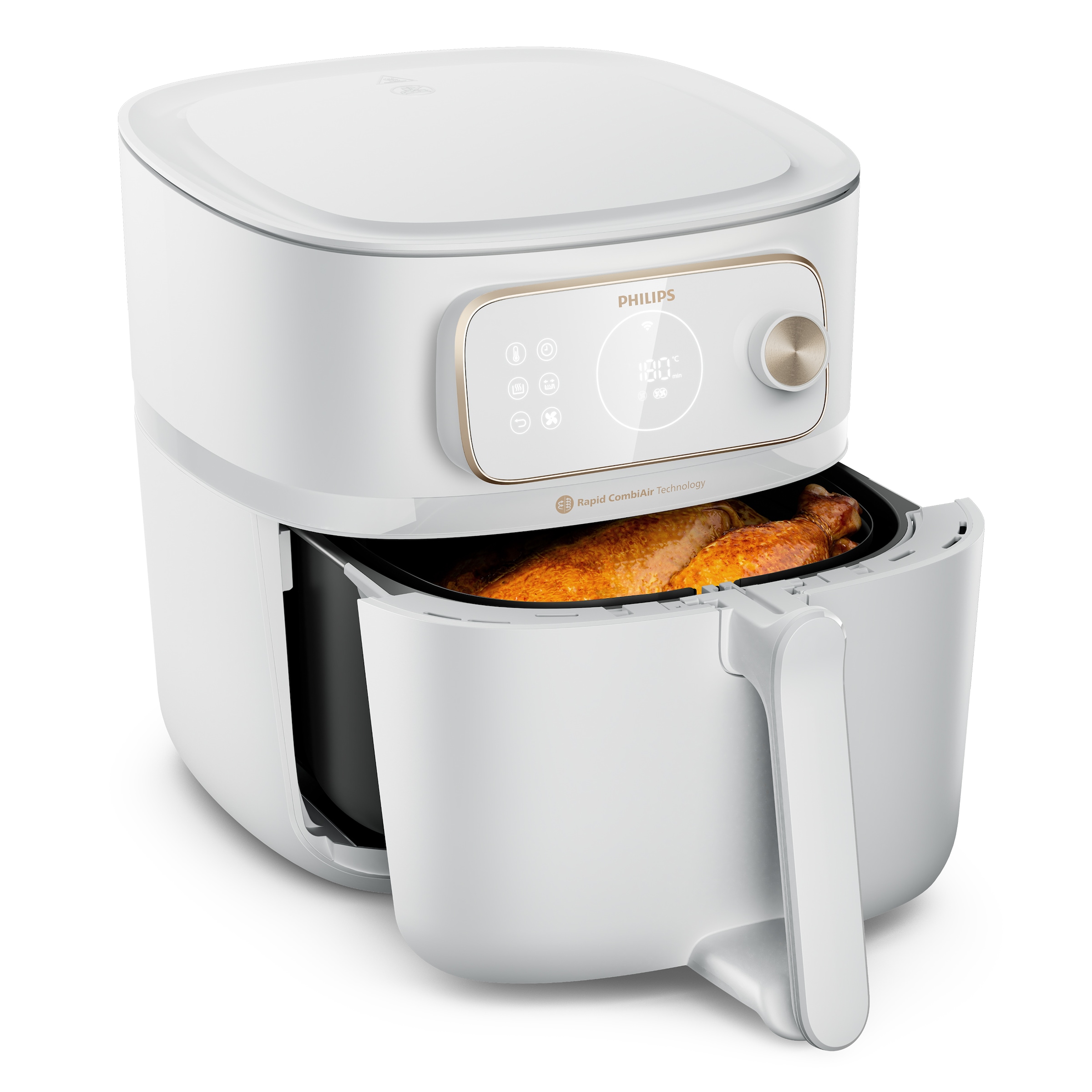 Philips Heißluftfritteuse »Airfryer XXL Kombi HD9876/90, mit 8,3 l, Rapid CombiAir Technologie«, 2200 W, Fassungsvermögen 8,3 l, 22 Kochfunktionen, QuickClean und WiFi Konnektivität