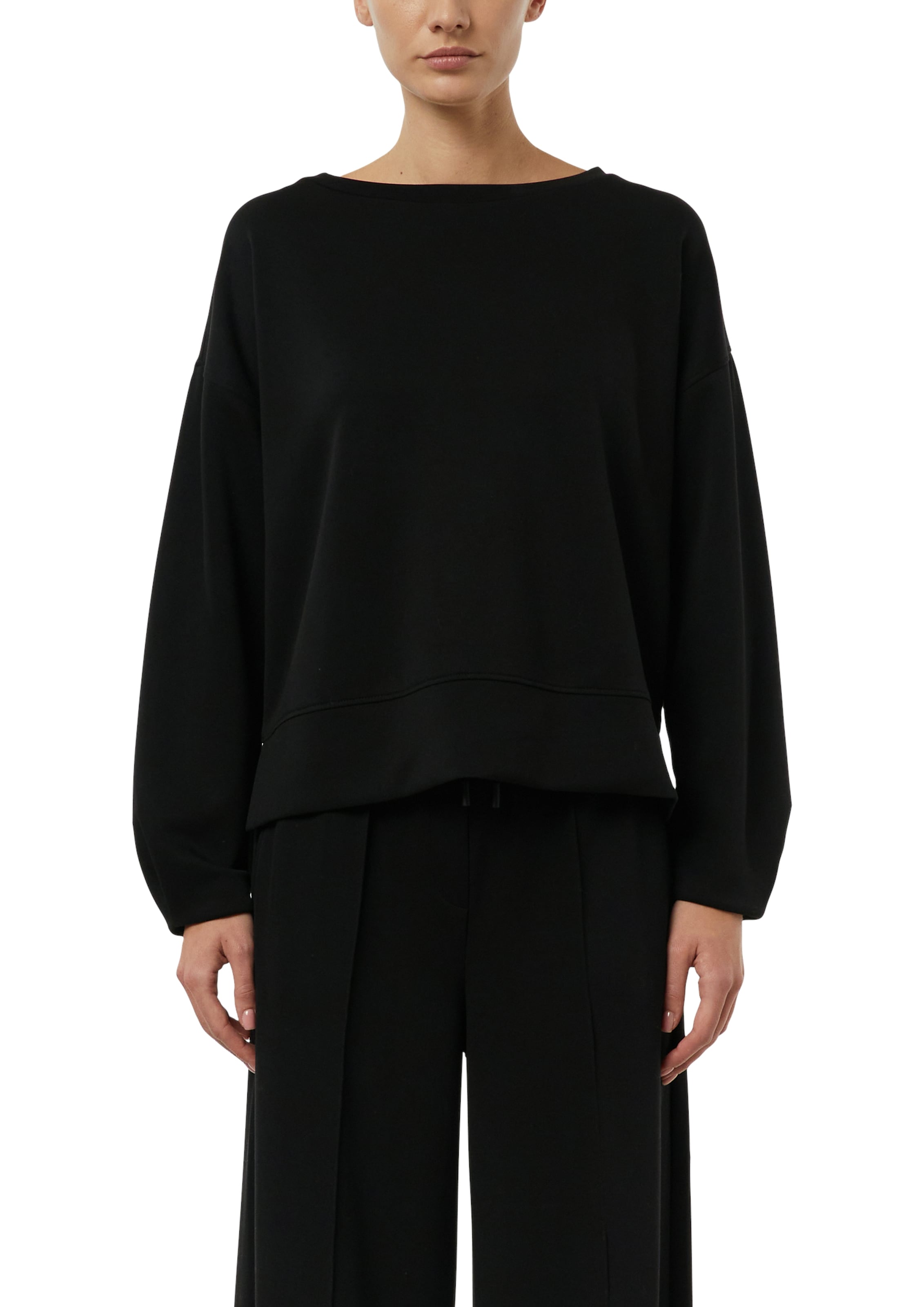 Comma Sweater, unifarben, mit Viskose und Stretch günstig online kaufen