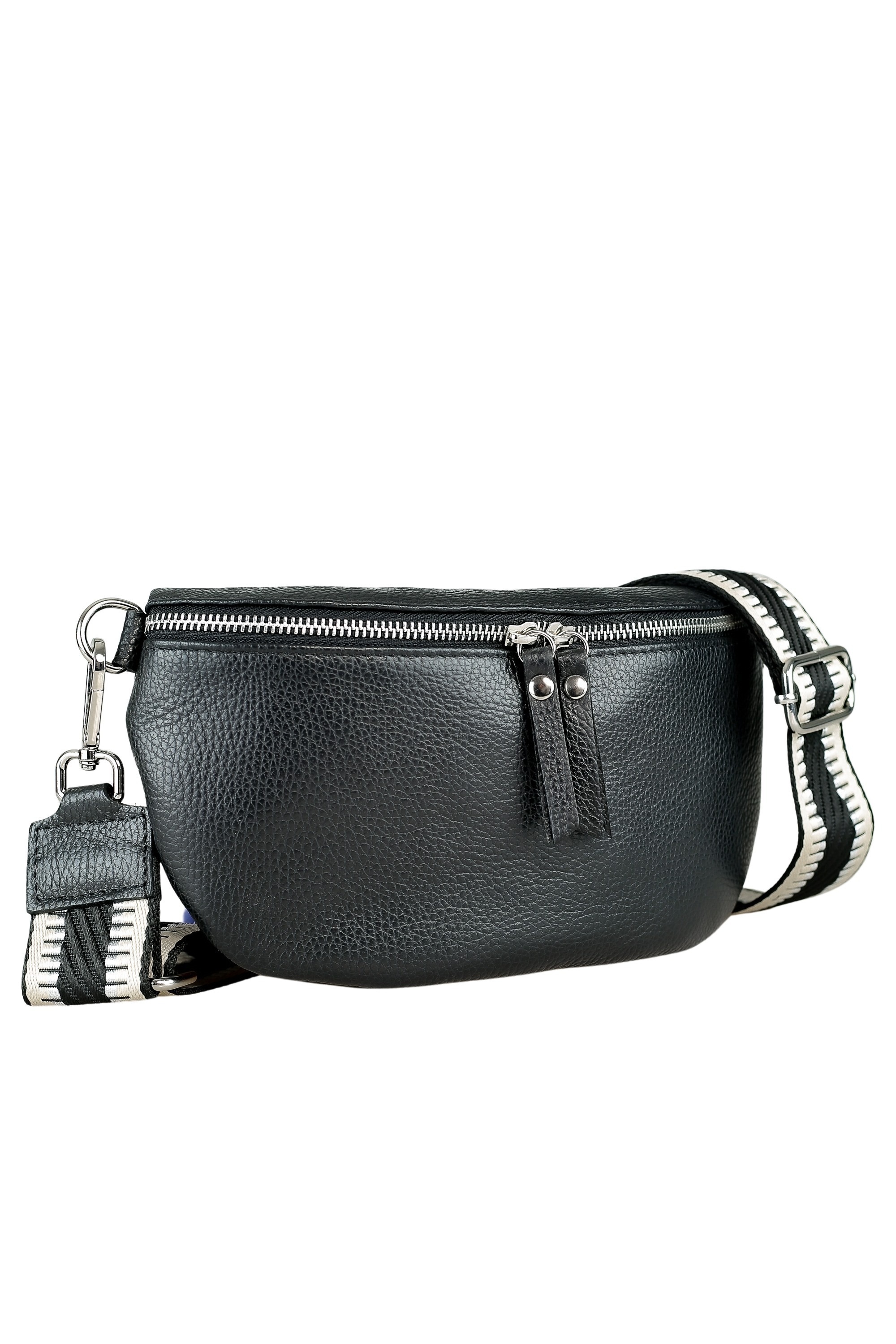 COLLEZIONE ALESSANDRO Umhängetasche »Nico«, Ledertasche mit breitem Trageriemen