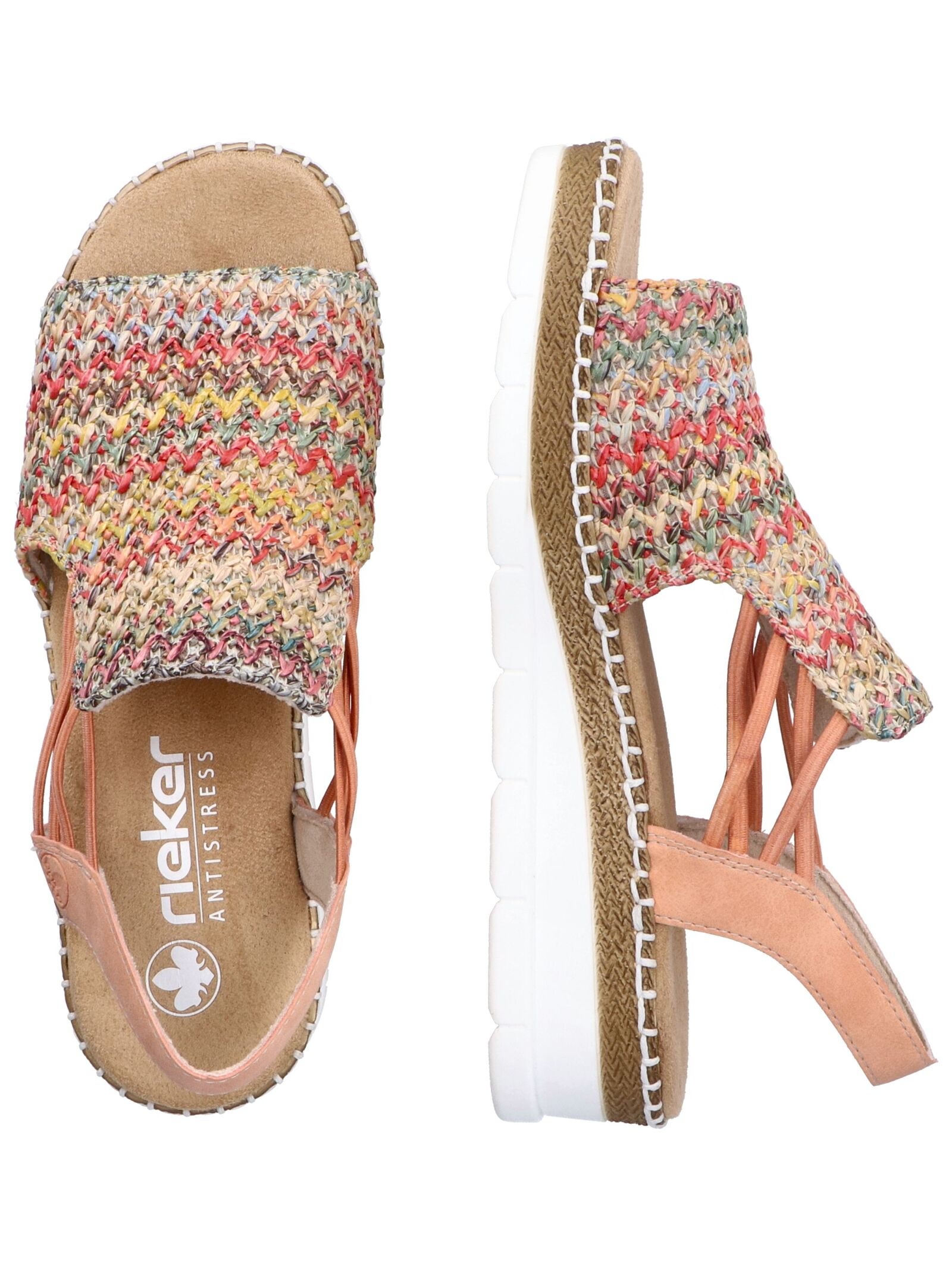Rieker Keilsandalette »Rieker Sandalen Textil«