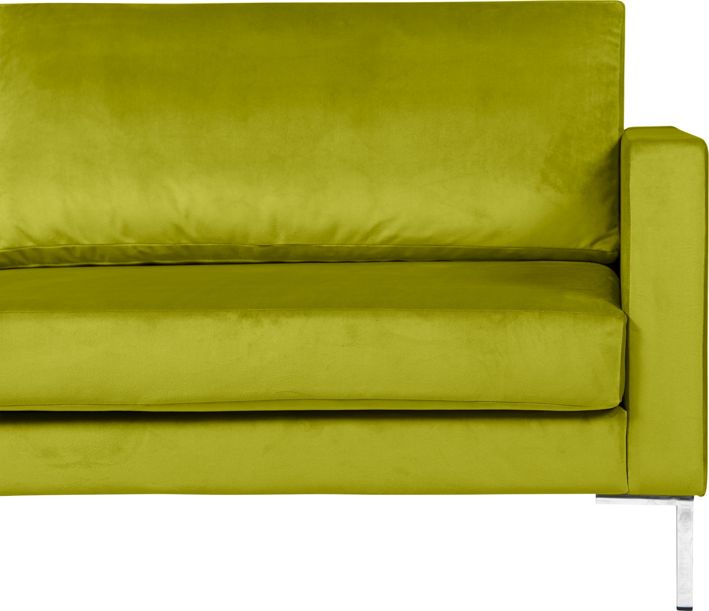 Alte Gerberei Ecksofa »Velina, L-Form«, mit Metall-Winkelfüßen, Breite 294 cm