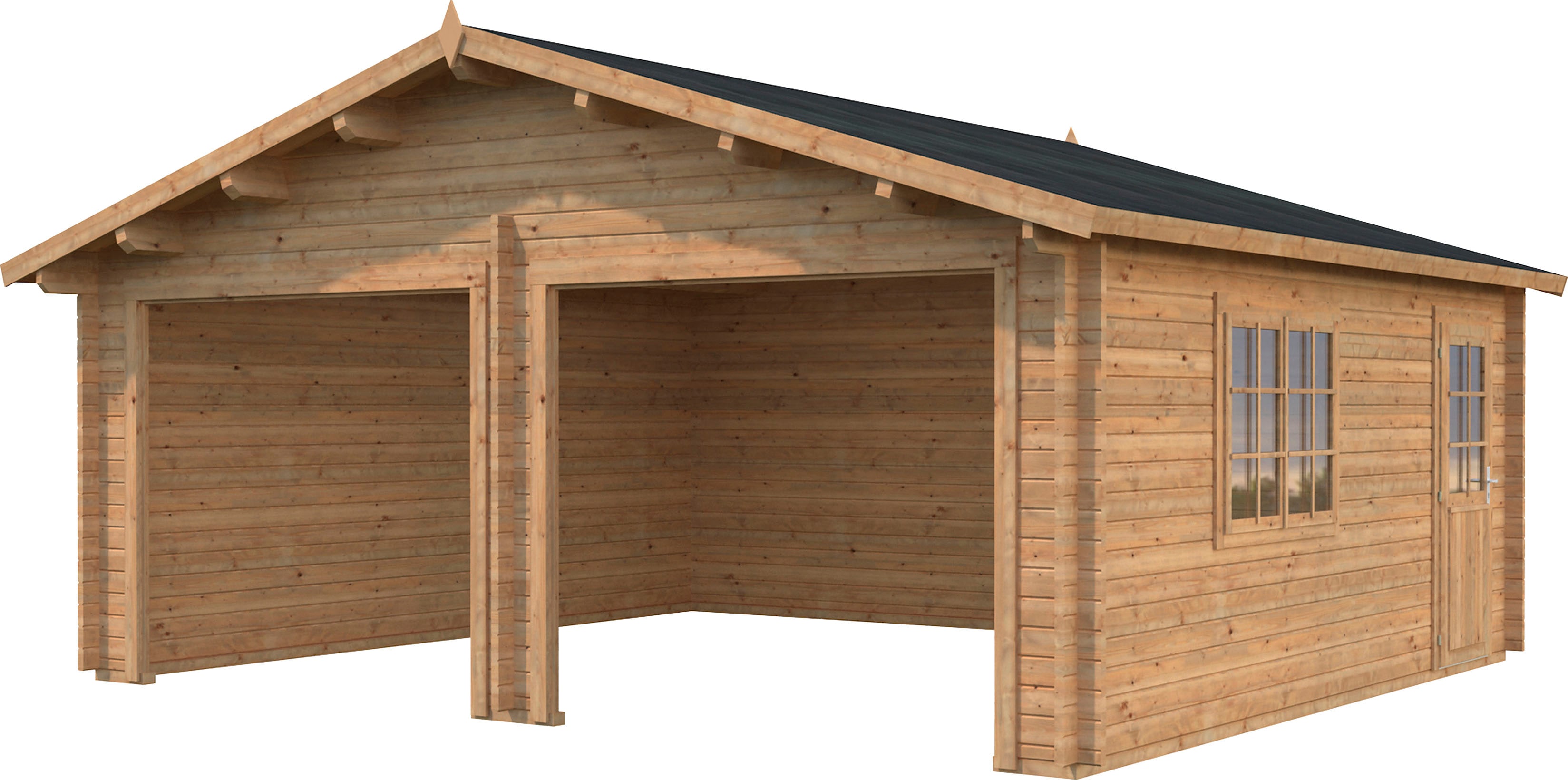 Palmako "Roger" BxTxH: 629x565x310 cm, ohne Tor, hellbraun