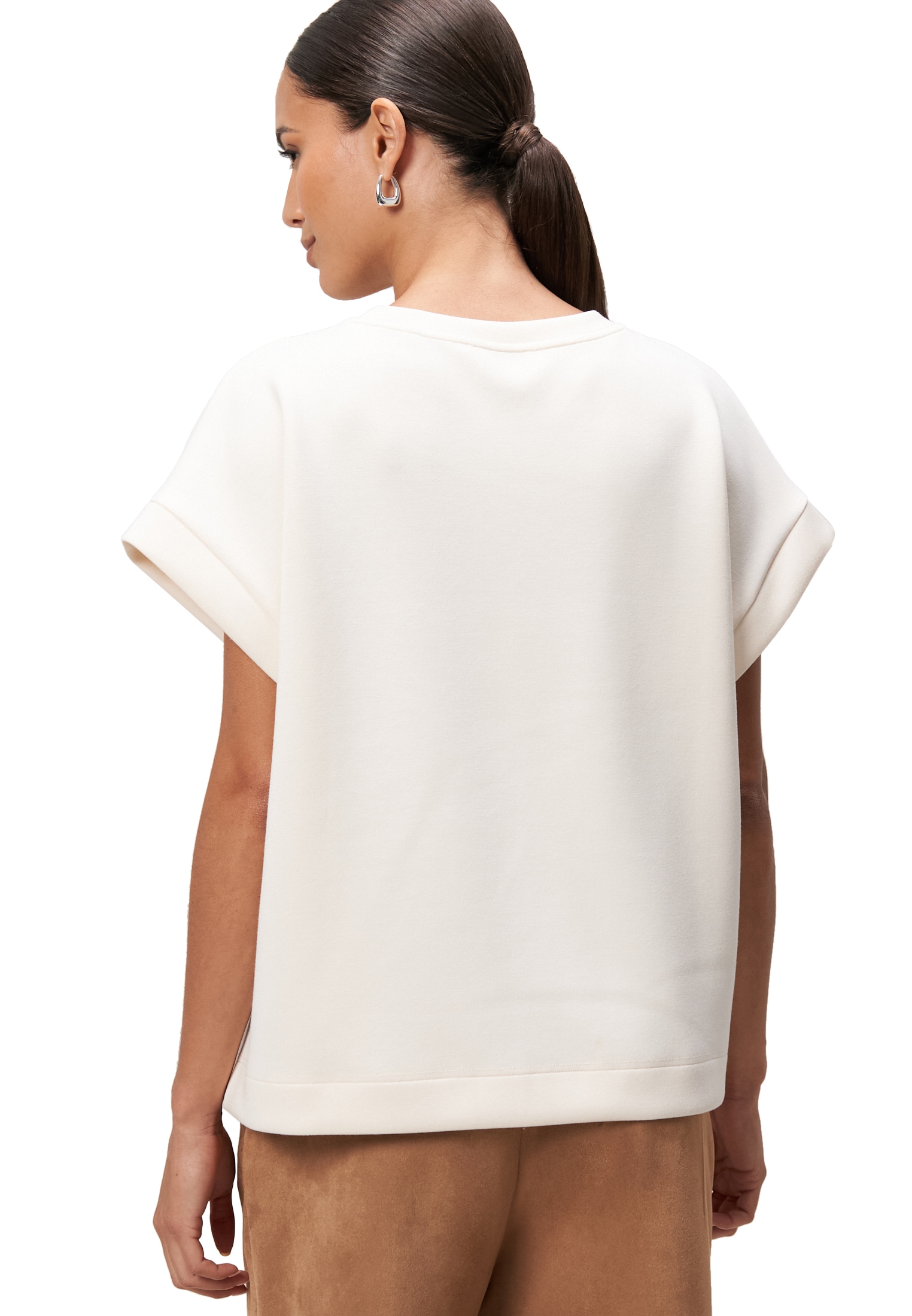 Zero Sweatjacke »zero Damen Sweatshirt mit Nieten«, weiteres Detail