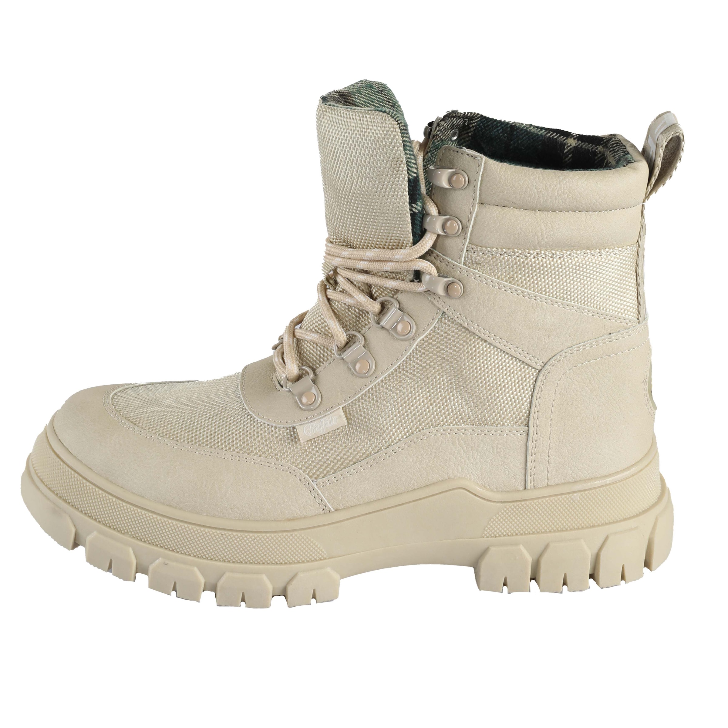 Schnürboots »NOVA COM VEGAN«, Stiefelette, High Top Sneaker, Plateauabsatz, mit Memory...